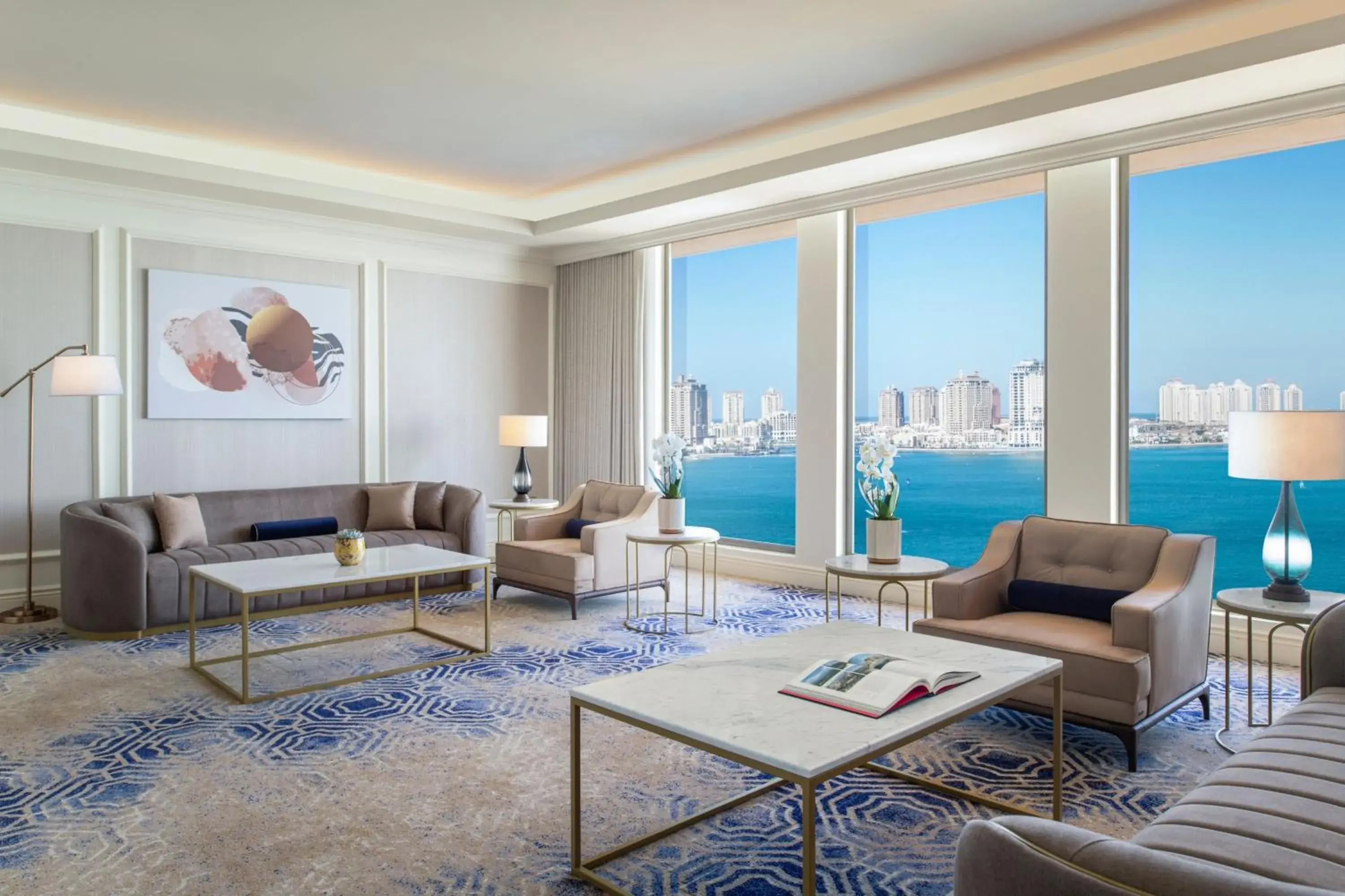 Empire Suite, 2 Bedroom Larger Suite, Sea view, Corner room in The St. Regis Doha Empire Suite, 2 Bedroom Larger Suite, Sea view, Corner room in The St. Regis Doha