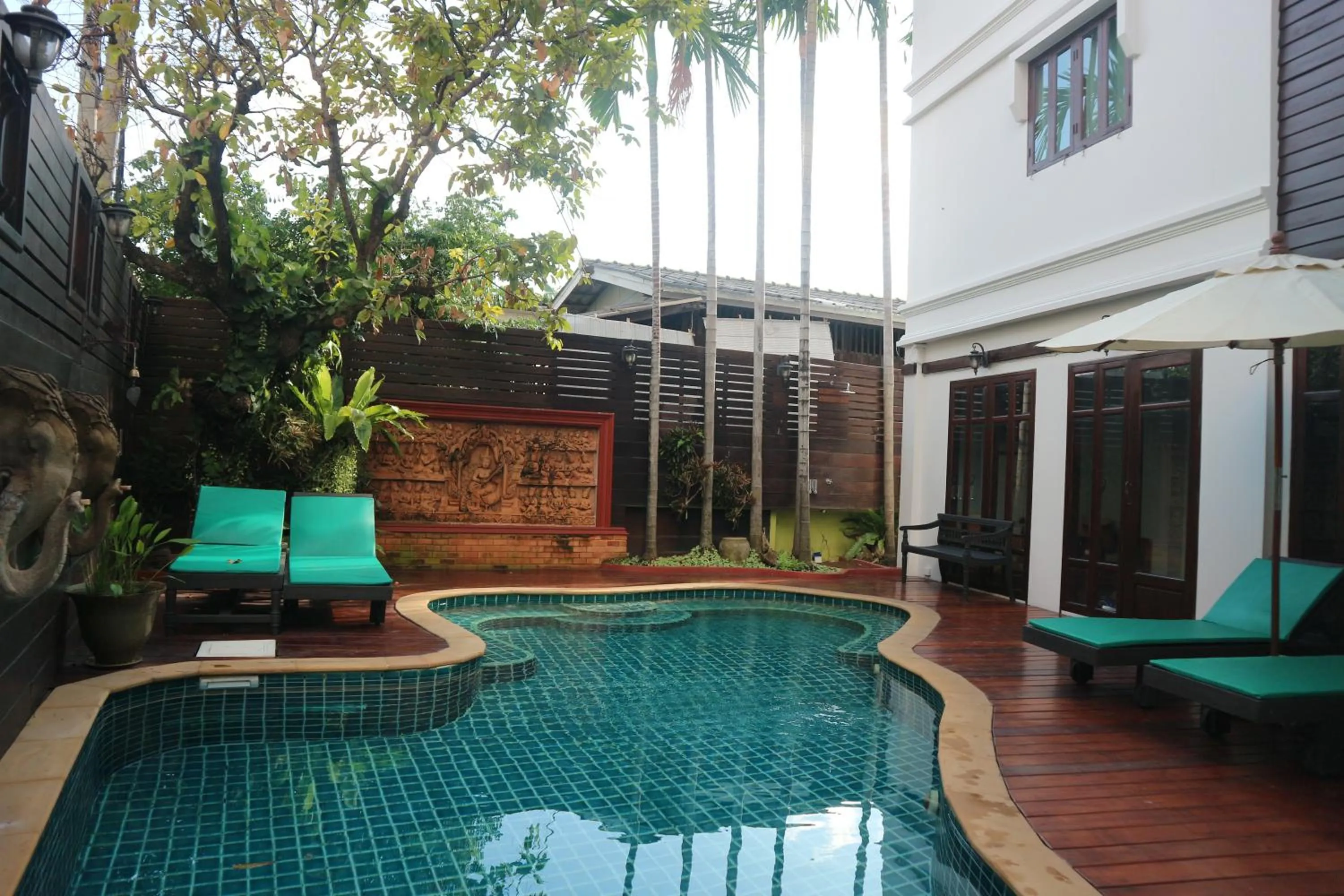Swimming pool in Rich Lanna House