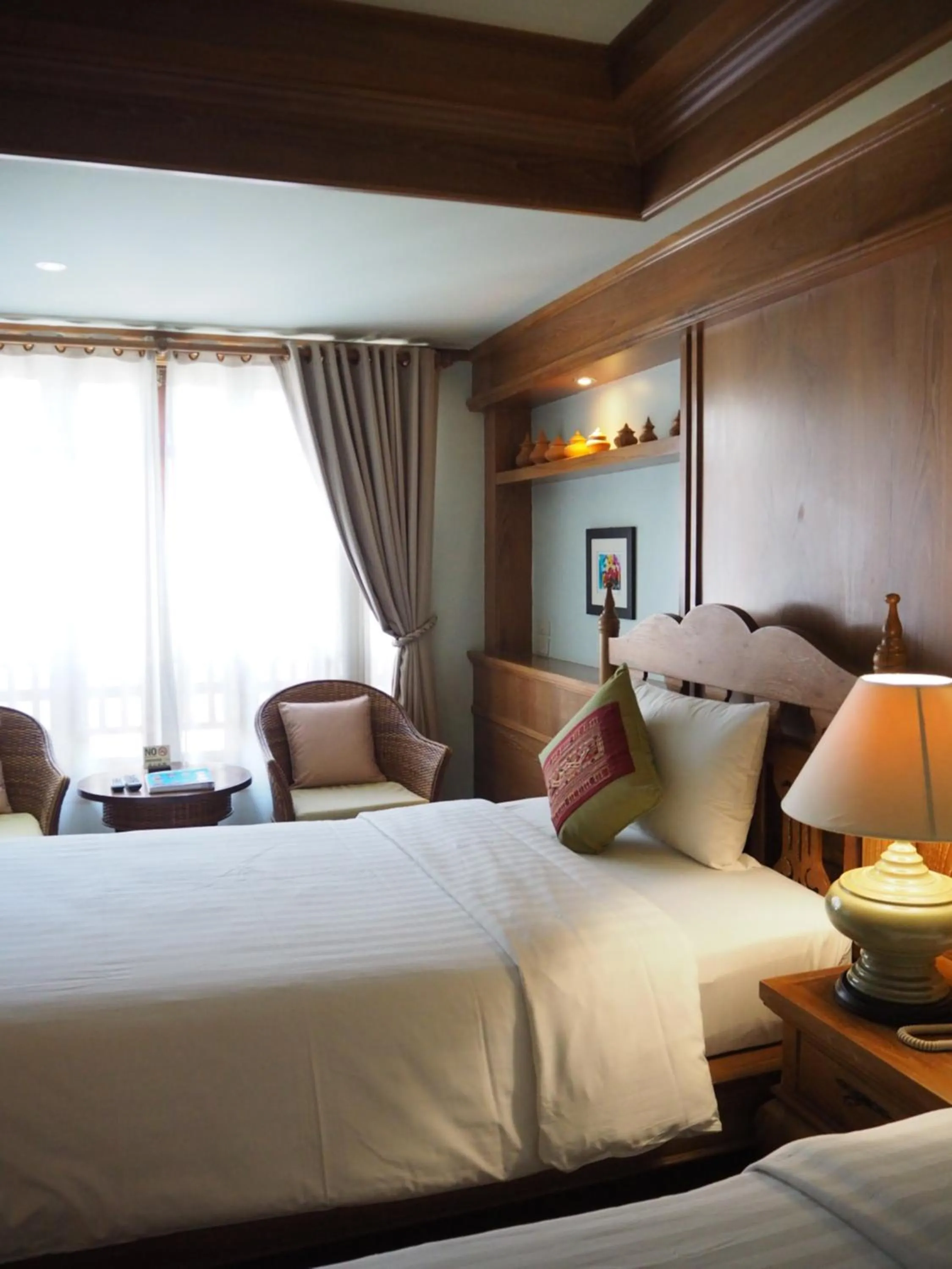 Bed in Rich Lanna House