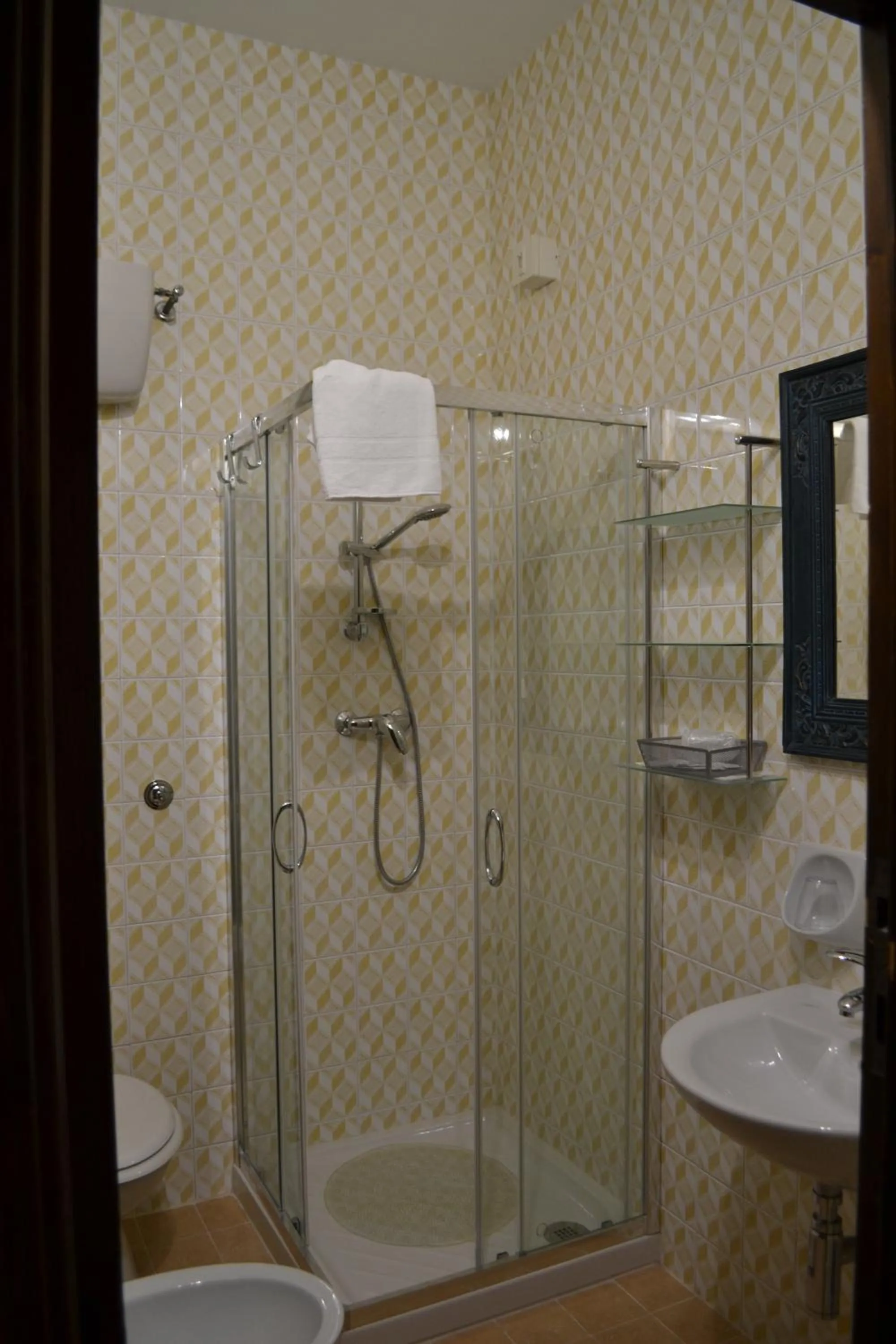 Shower in Hotel Roma