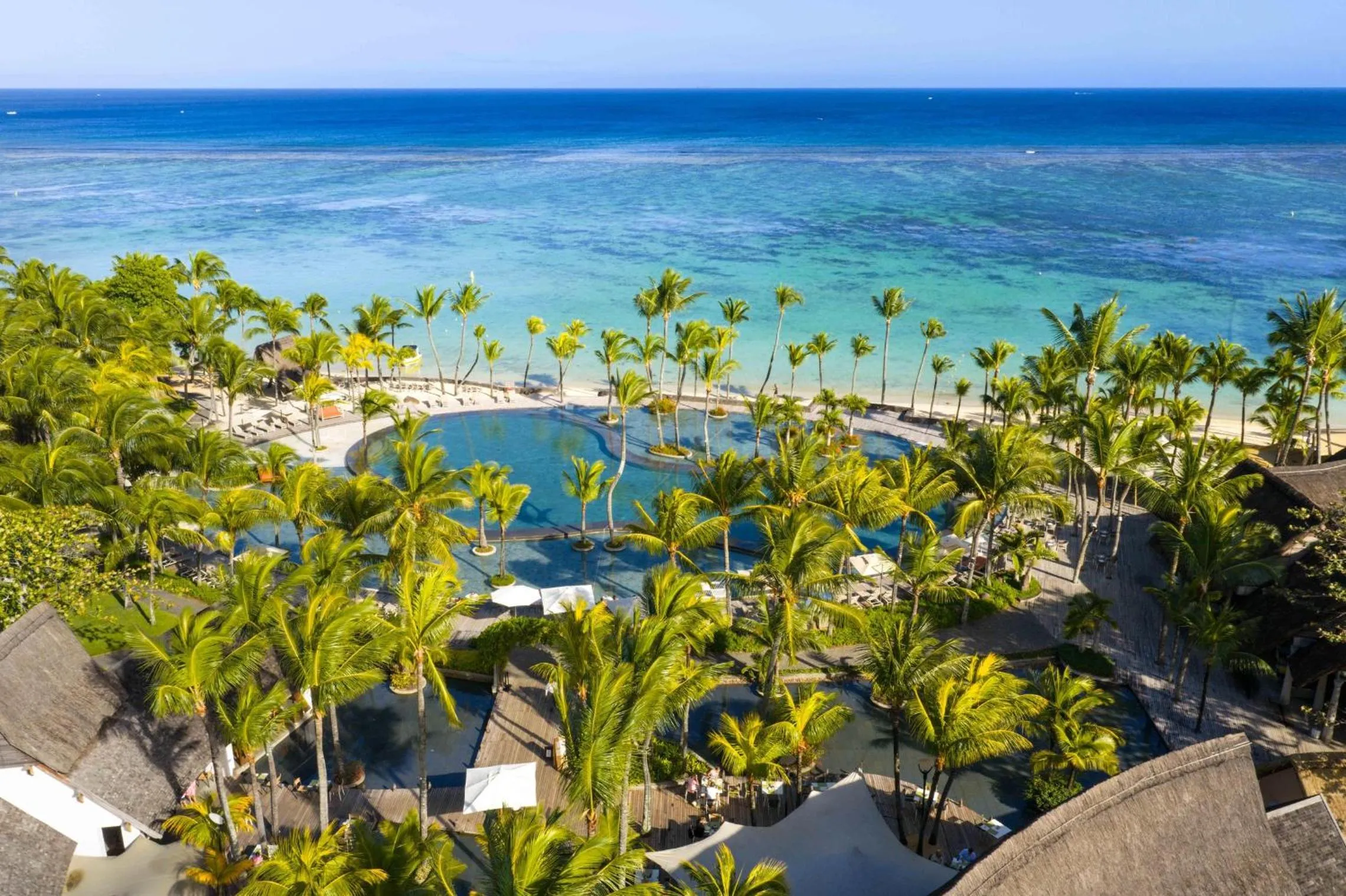 Bird's eye view in Trou aux Biches Beachcomber Golf Resort & Spa