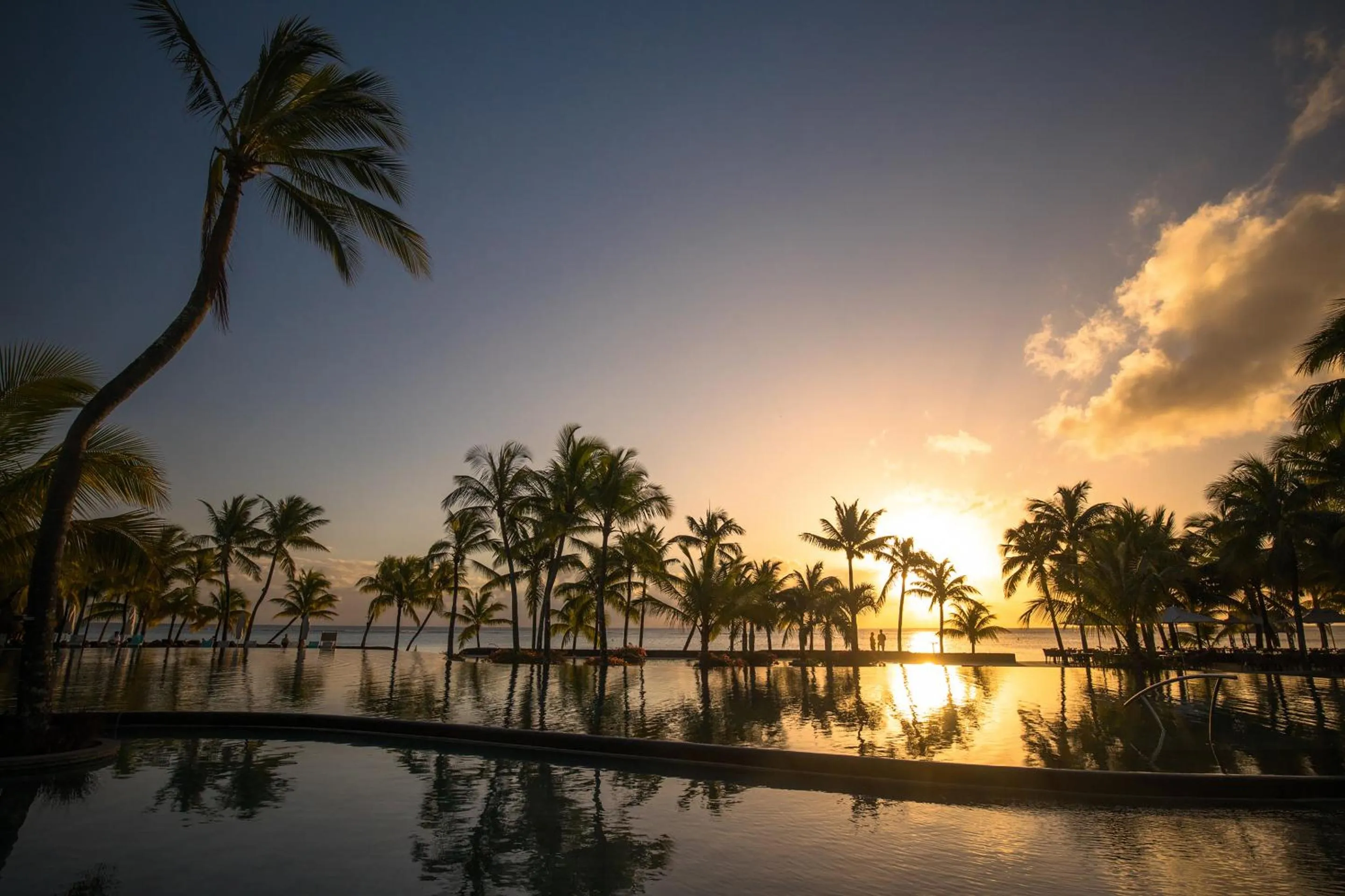 Pool view in Trou aux Biches Beachcomber Golf Resort & Spa