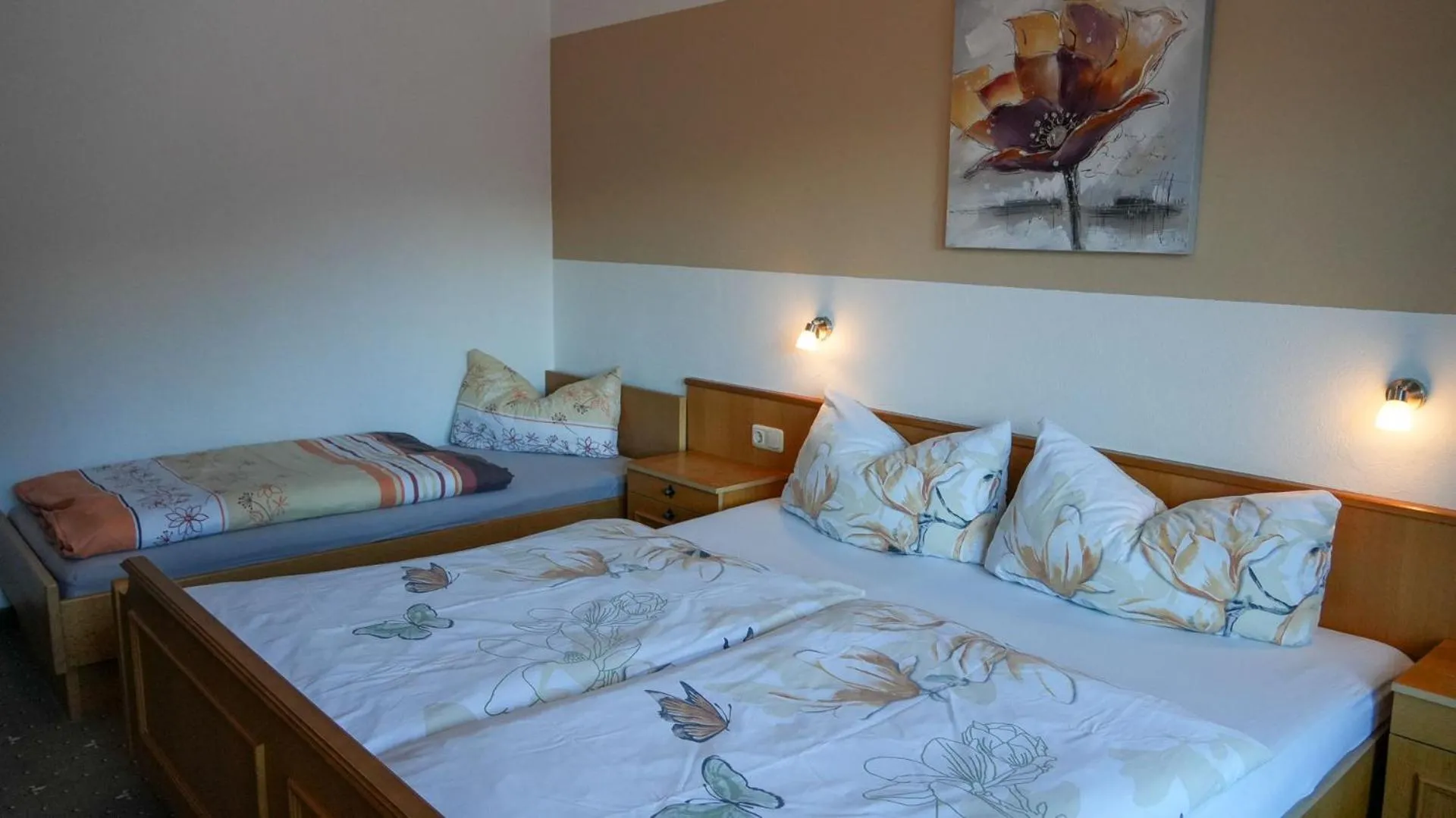 Bedroom, Bed in Landhaus Schmitte