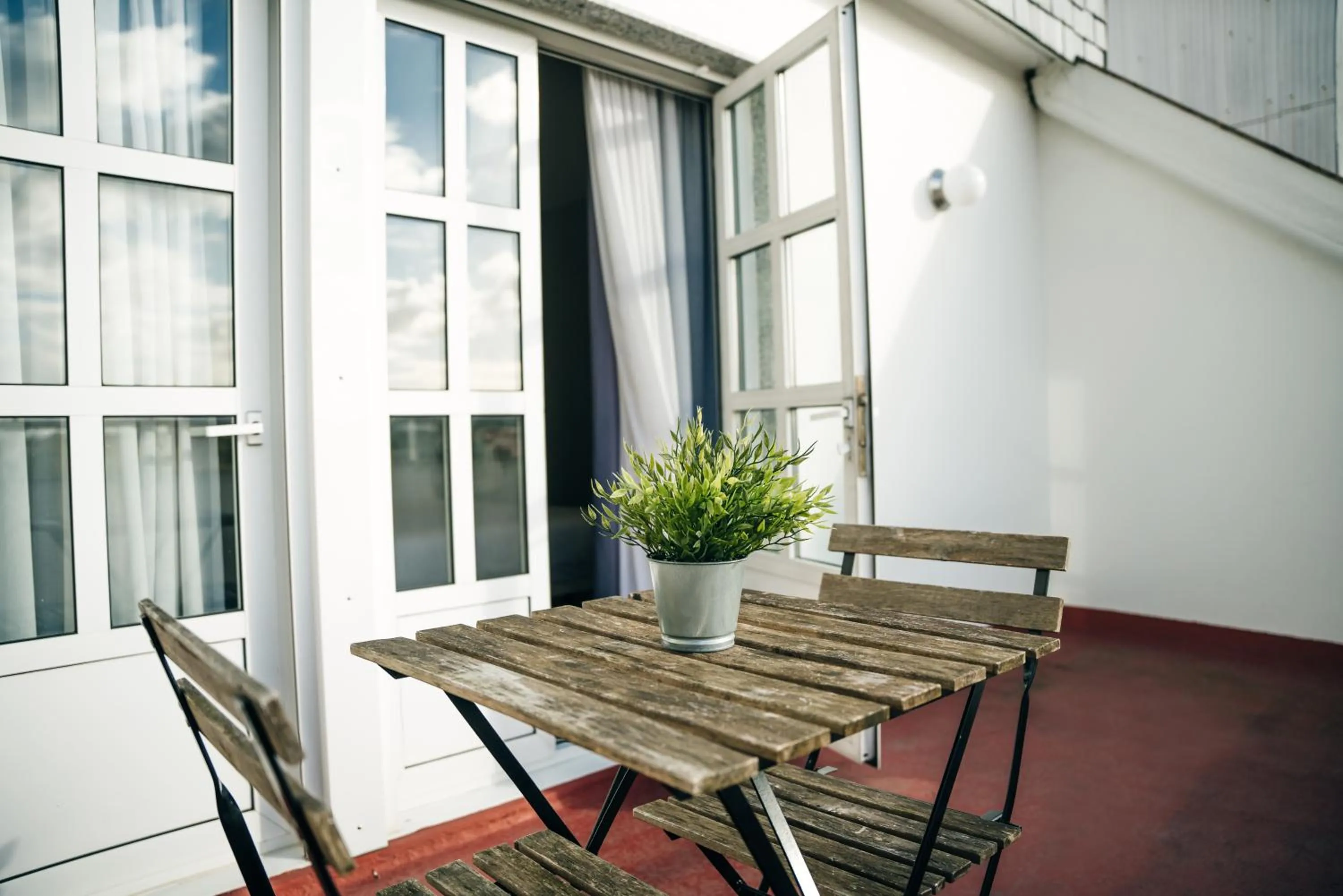 Balcony/Terrace in Hotel Alda Estación Pontevedra