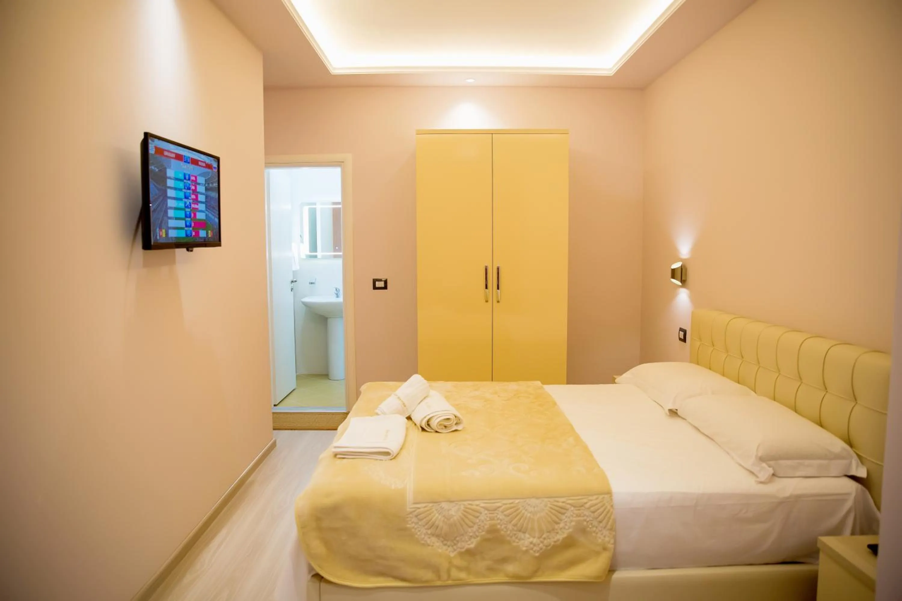 Bed in San Marino Hotel