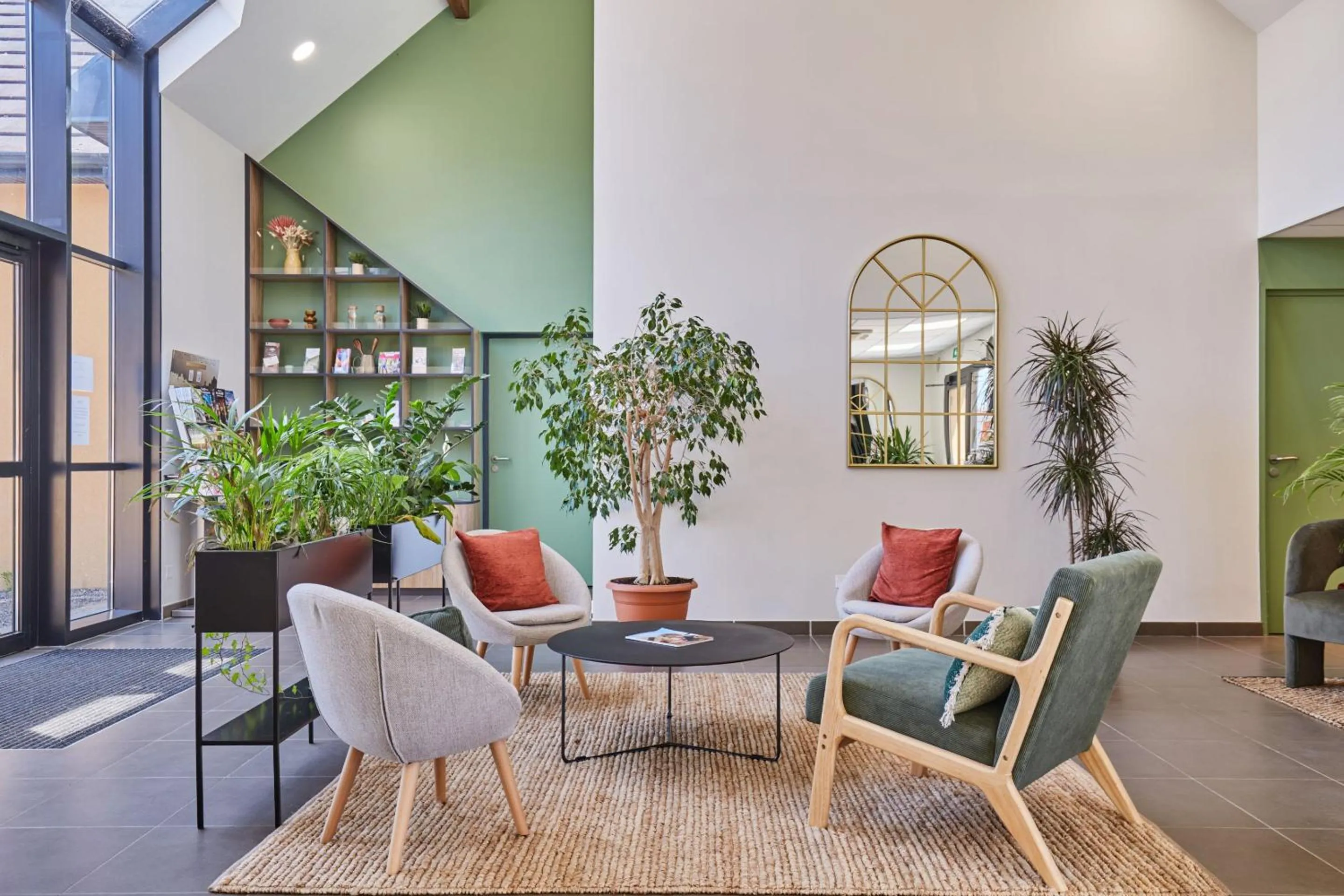 Lobby or reception in Résidence Odalys - Les Coteaux de Sarlat