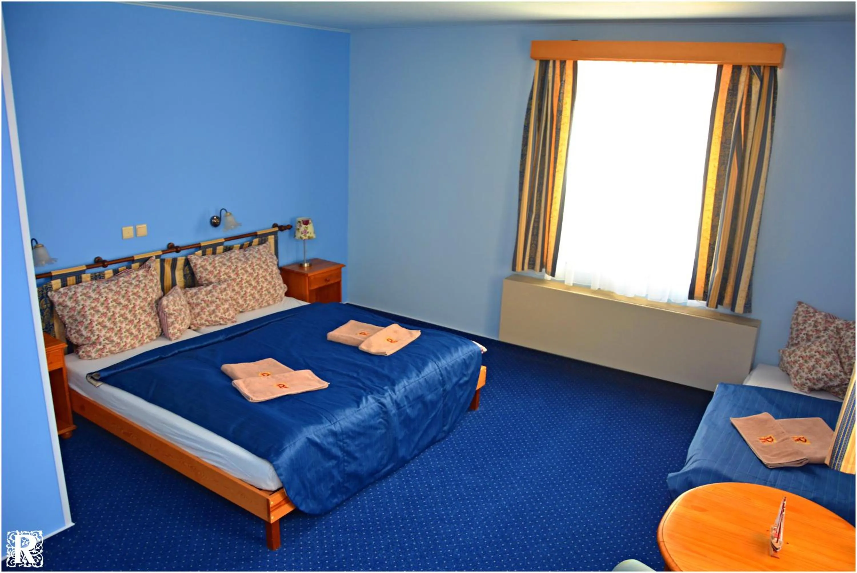 Bed in Hotel Rustikal