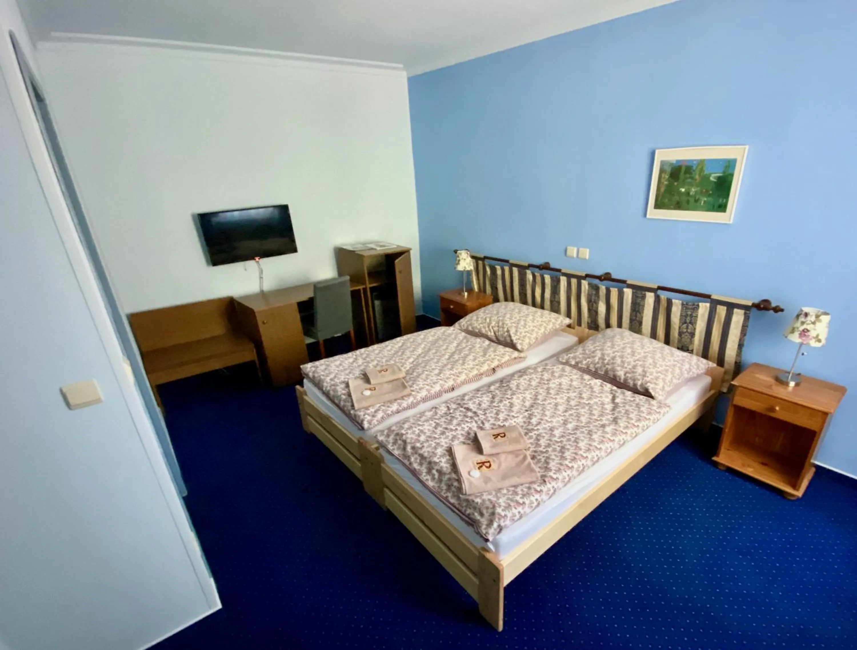 Bed in Hotel Rustikal