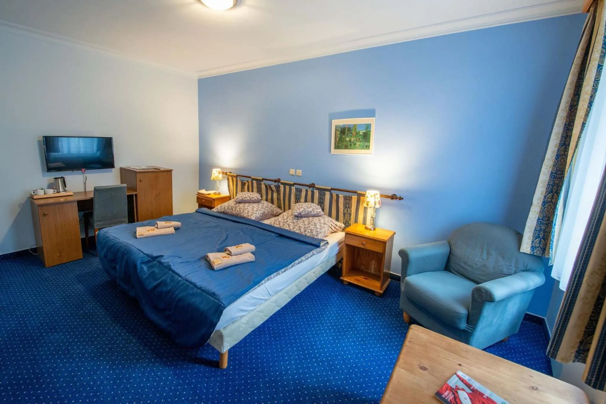 Bed in Hotel Rustikal