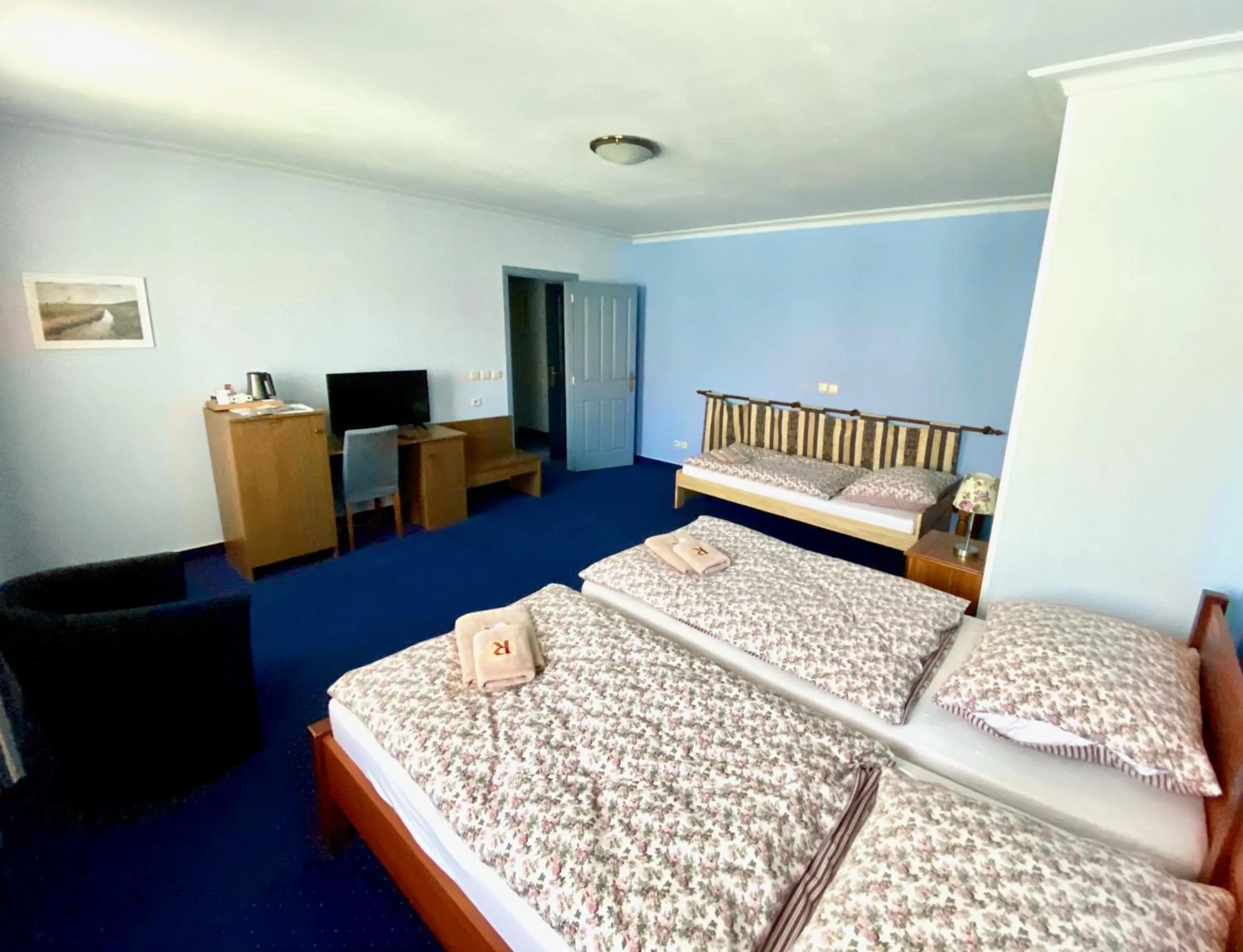 Bed in Hotel Rustikal