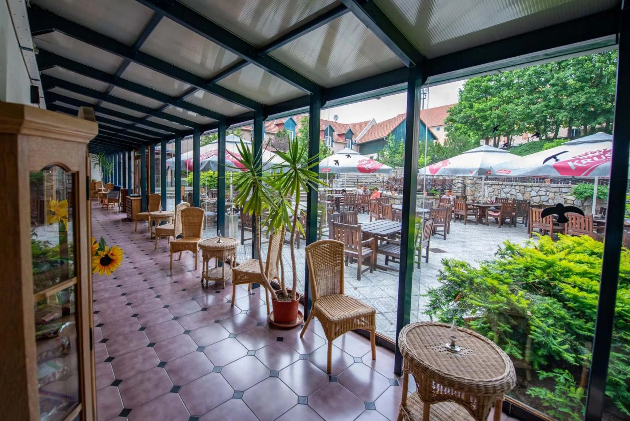 Patio in Hotel Rustikal