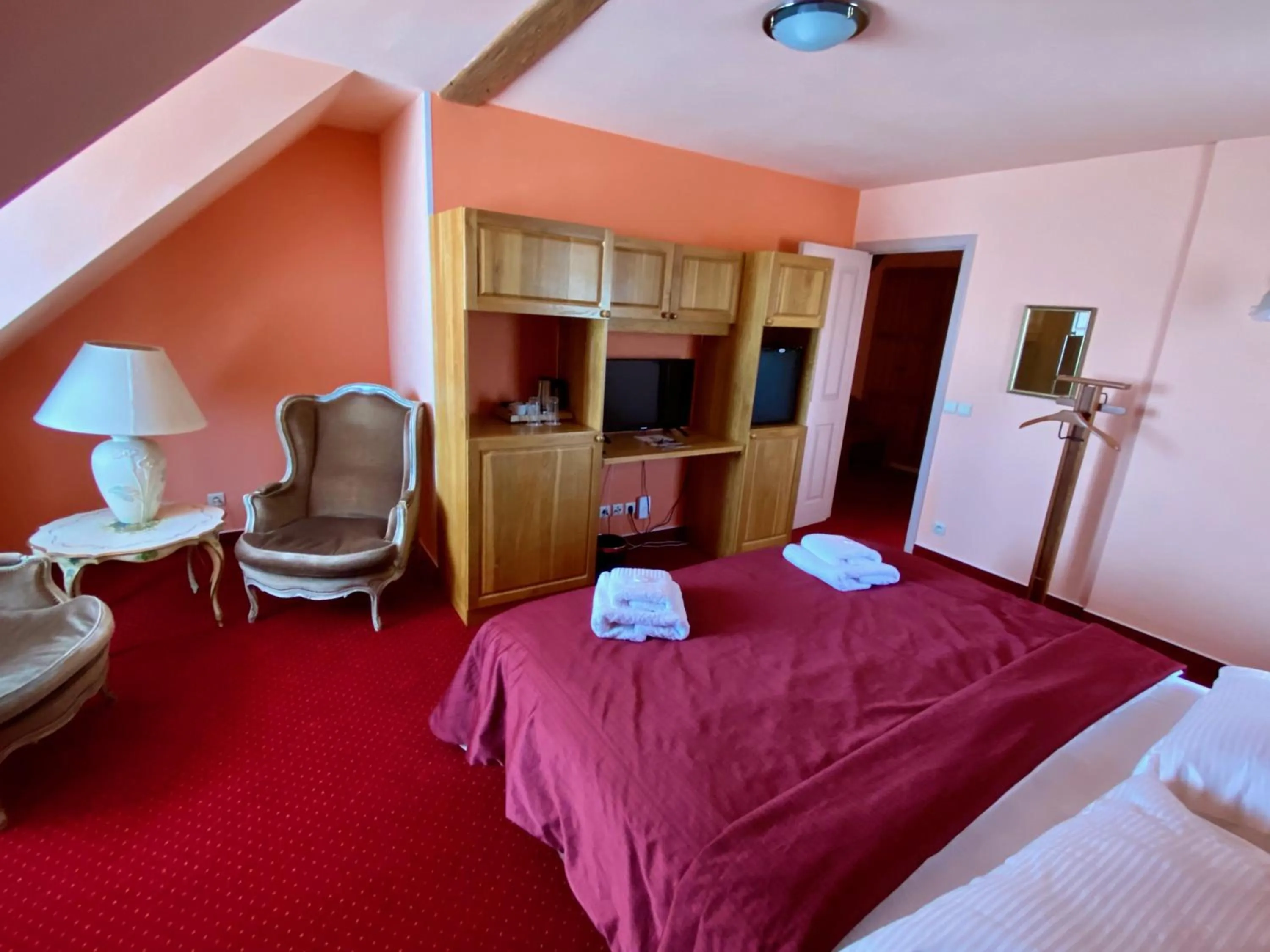 Bed in Hotel Rustikal