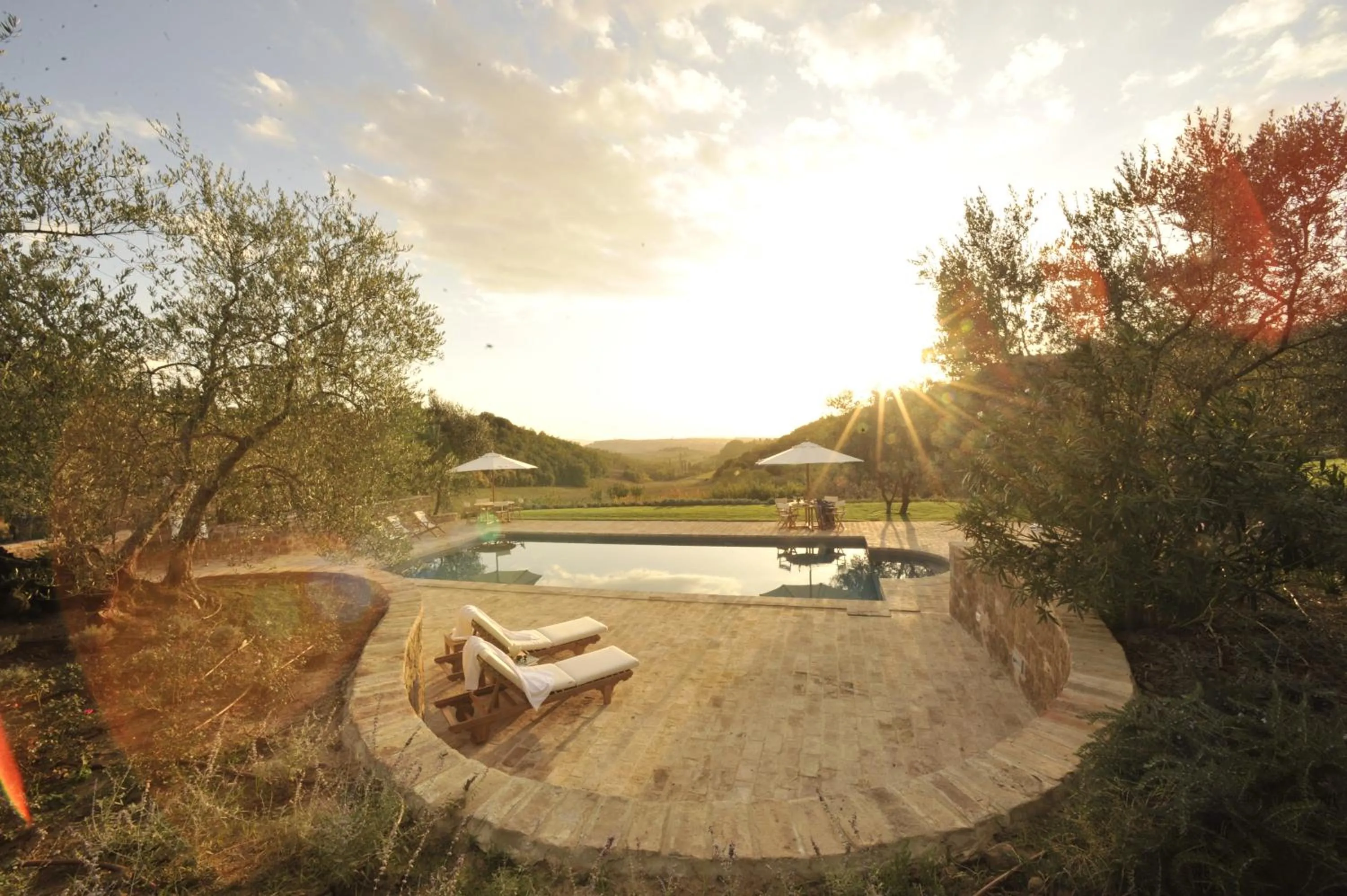 Swimming pool in Tenuta Santo Pietro