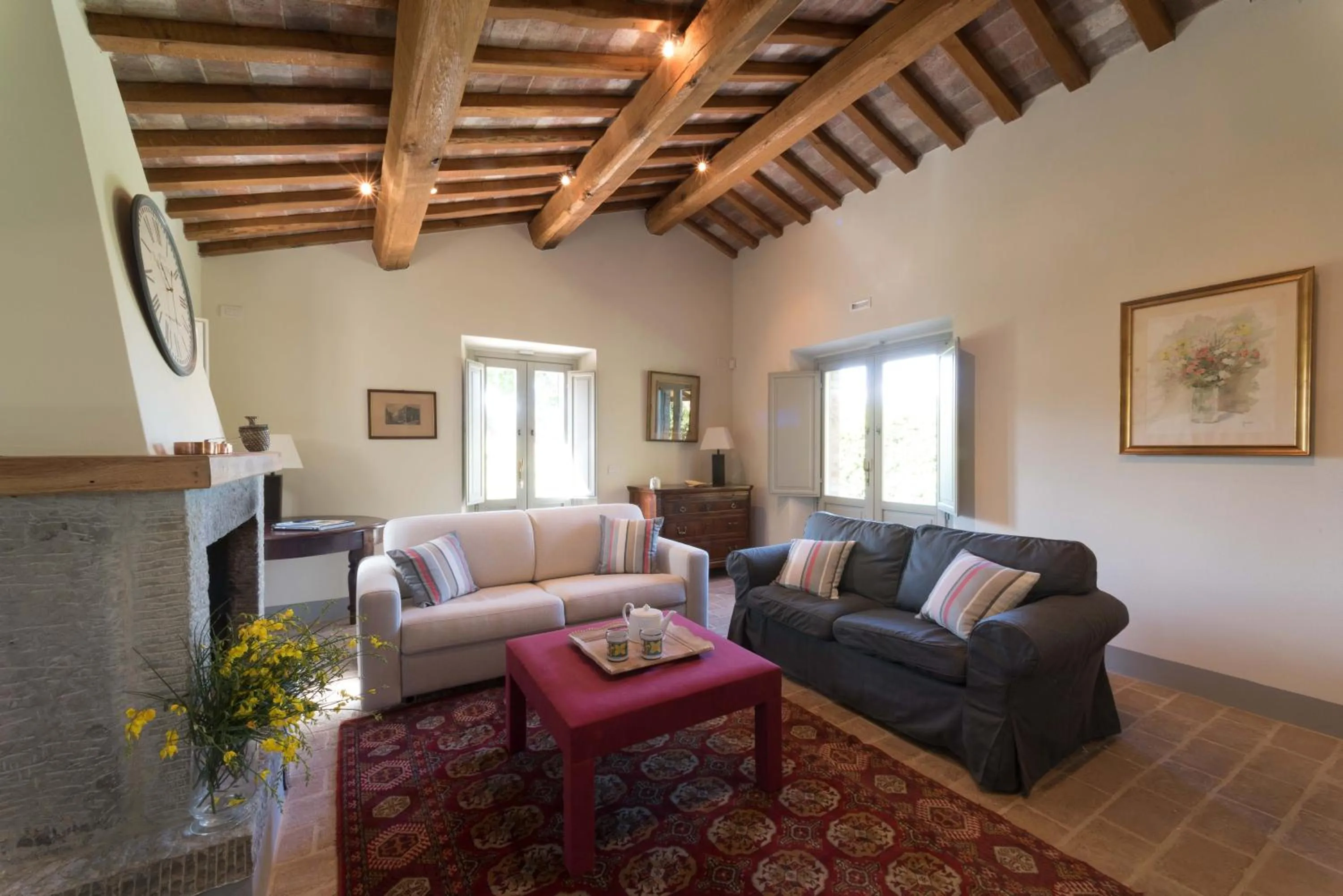 Communal lounge/ TV room in Tenuta Santo Pietro