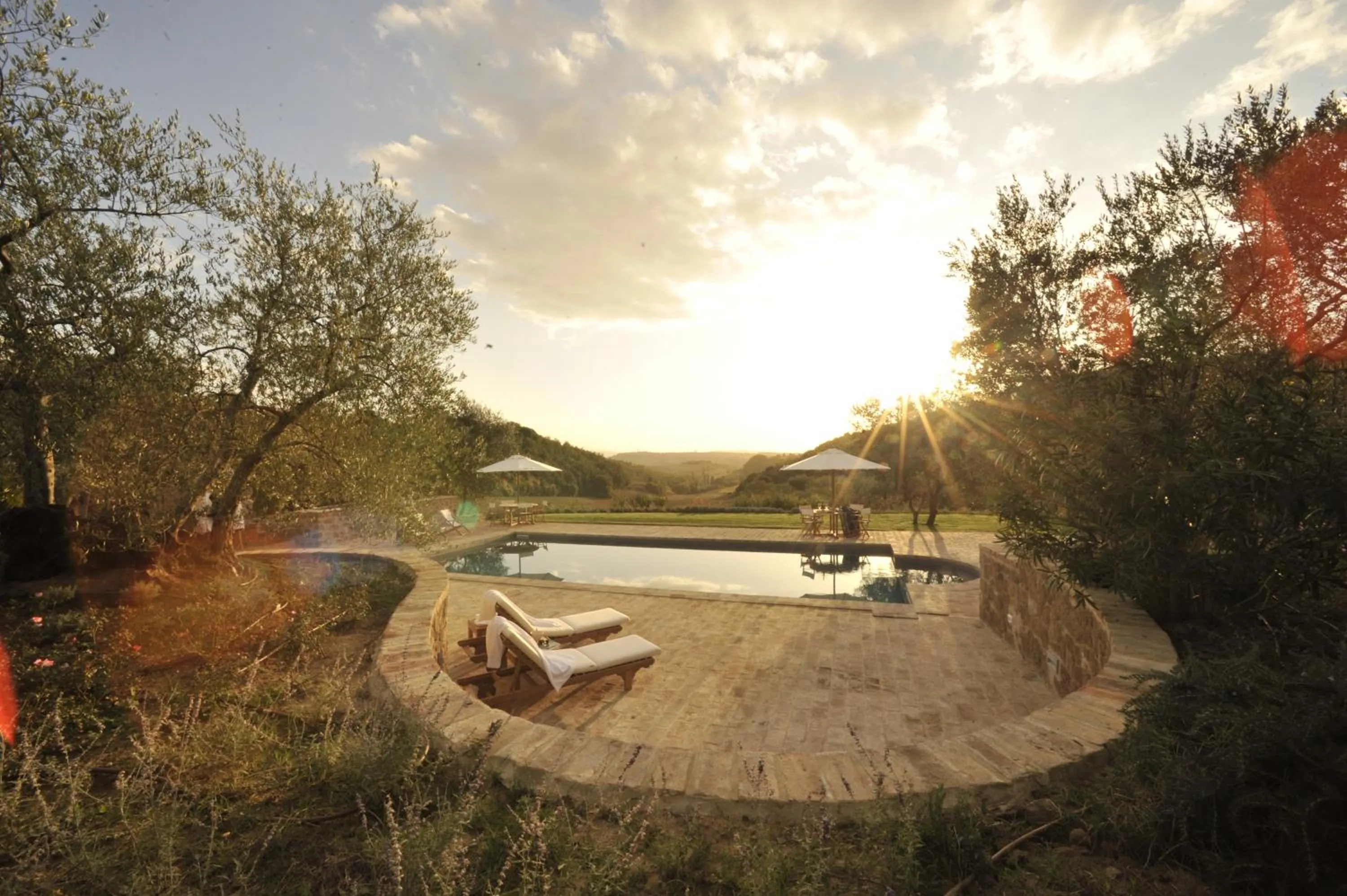 Swimming pool in Tenuta Santo Pietro