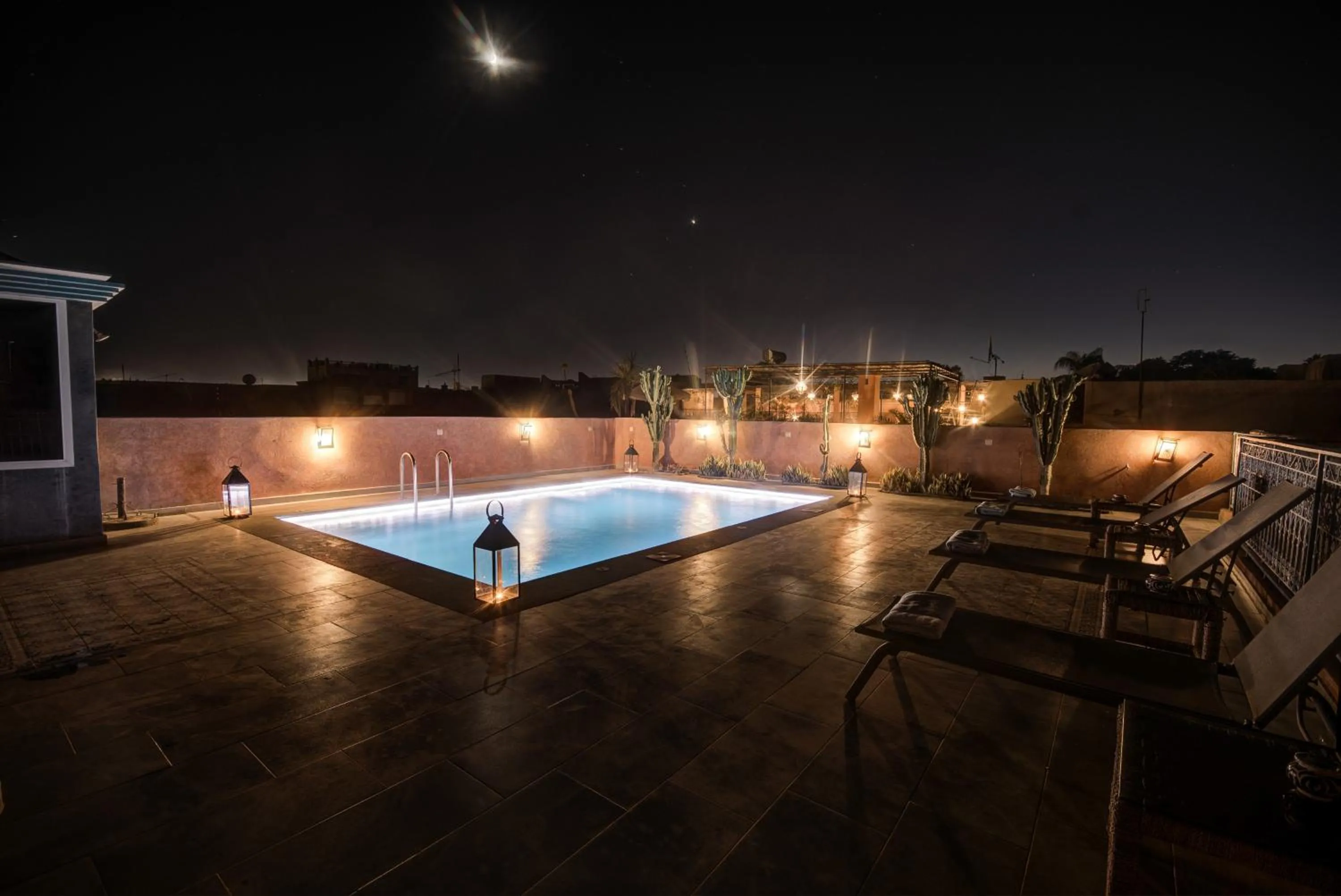 Swimming pool in Riad Les Oliviers & Spa