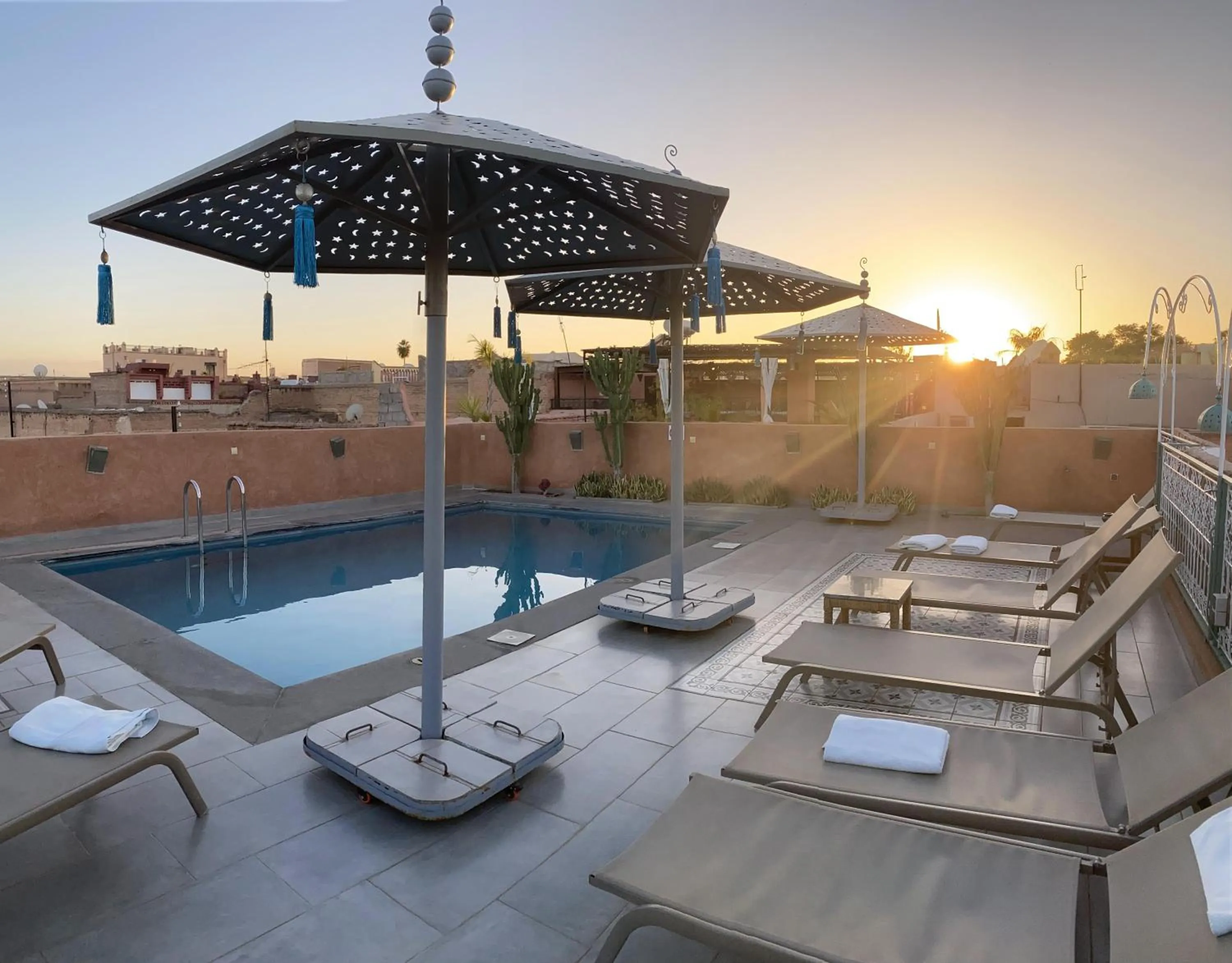 Swimming pool in Riad Les Oliviers & Spa