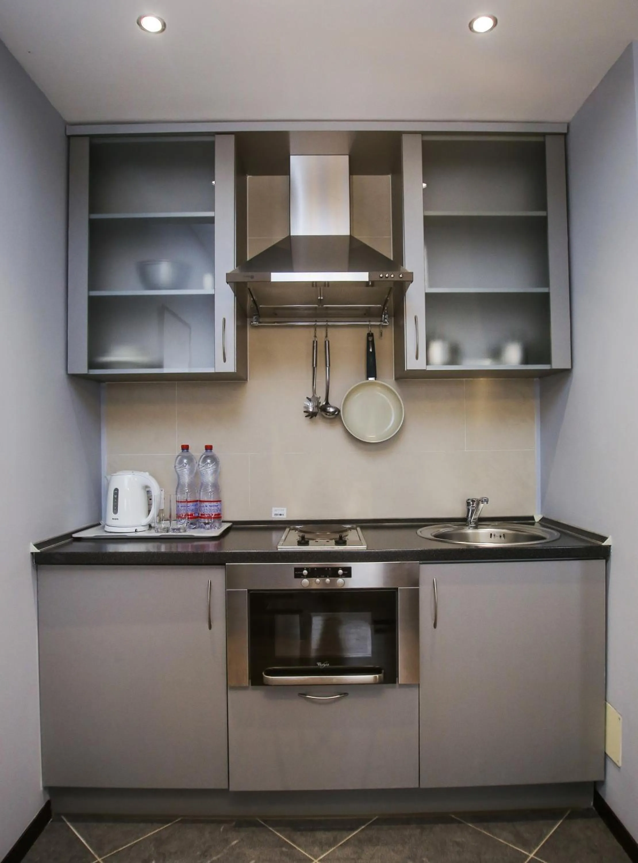 Kitchen or kitchenette in Chagala Hotel Uralsk