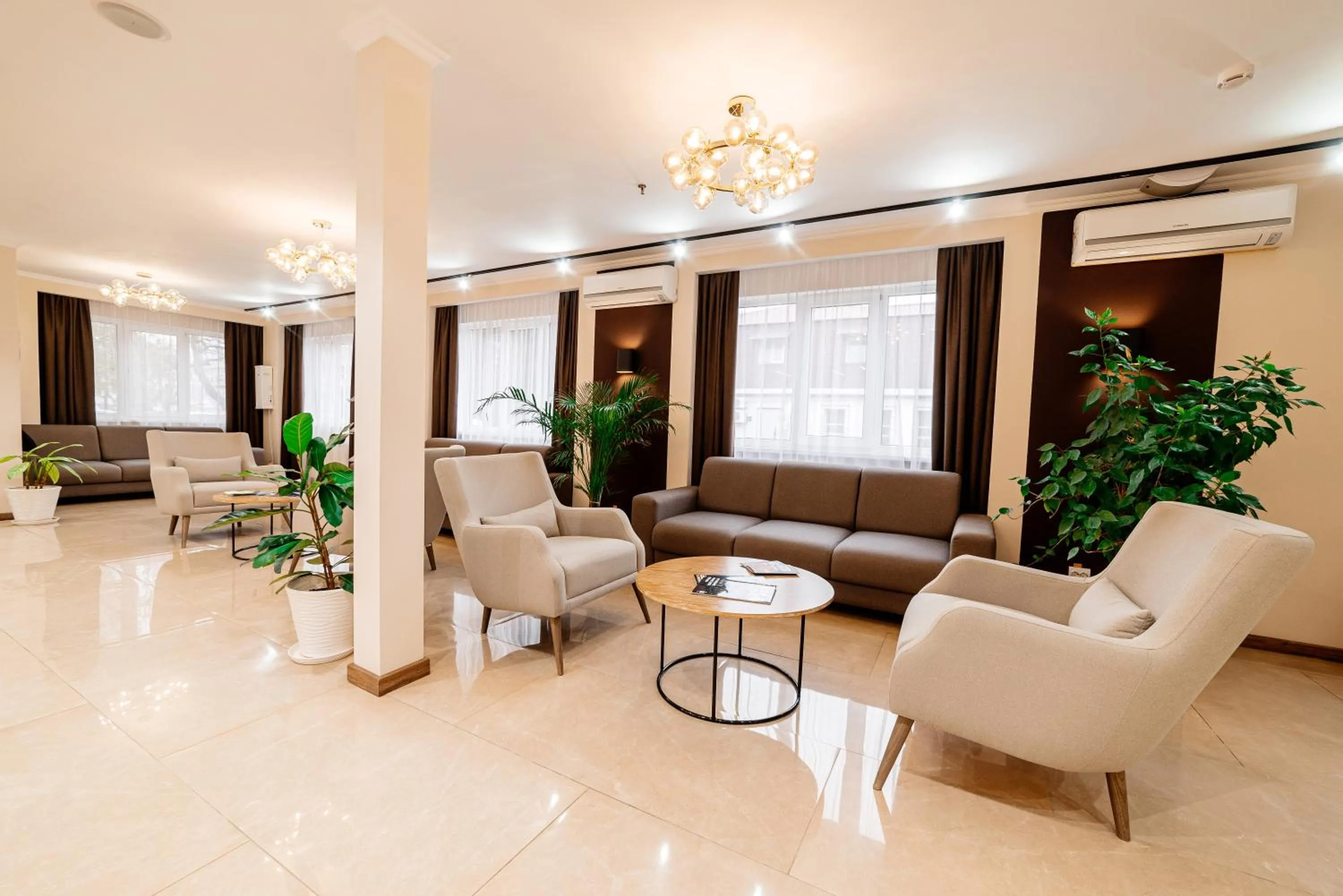 Lobby or reception in Chagala Hotel Uralsk