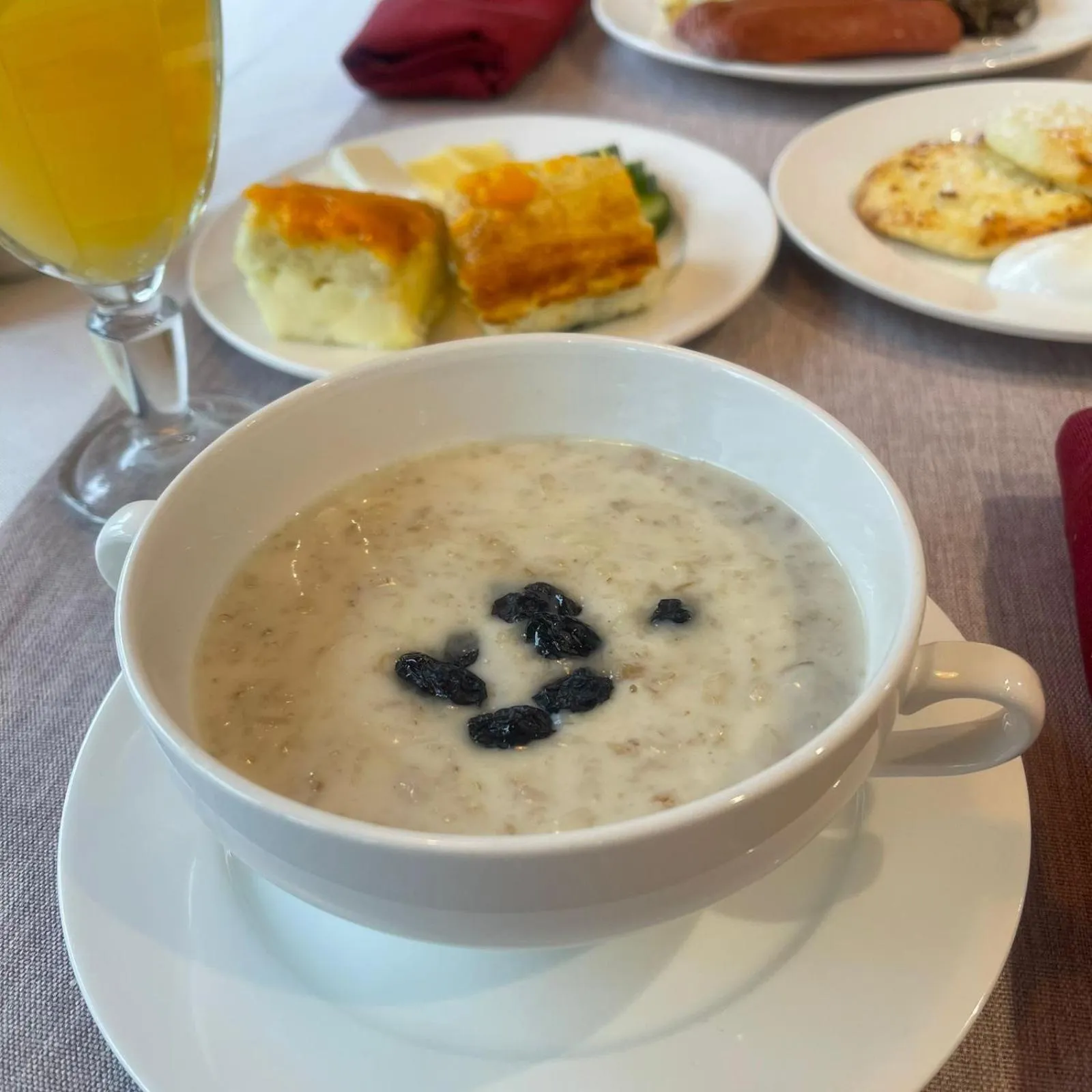 Food and drinks in Chagala Hotel Uralsk