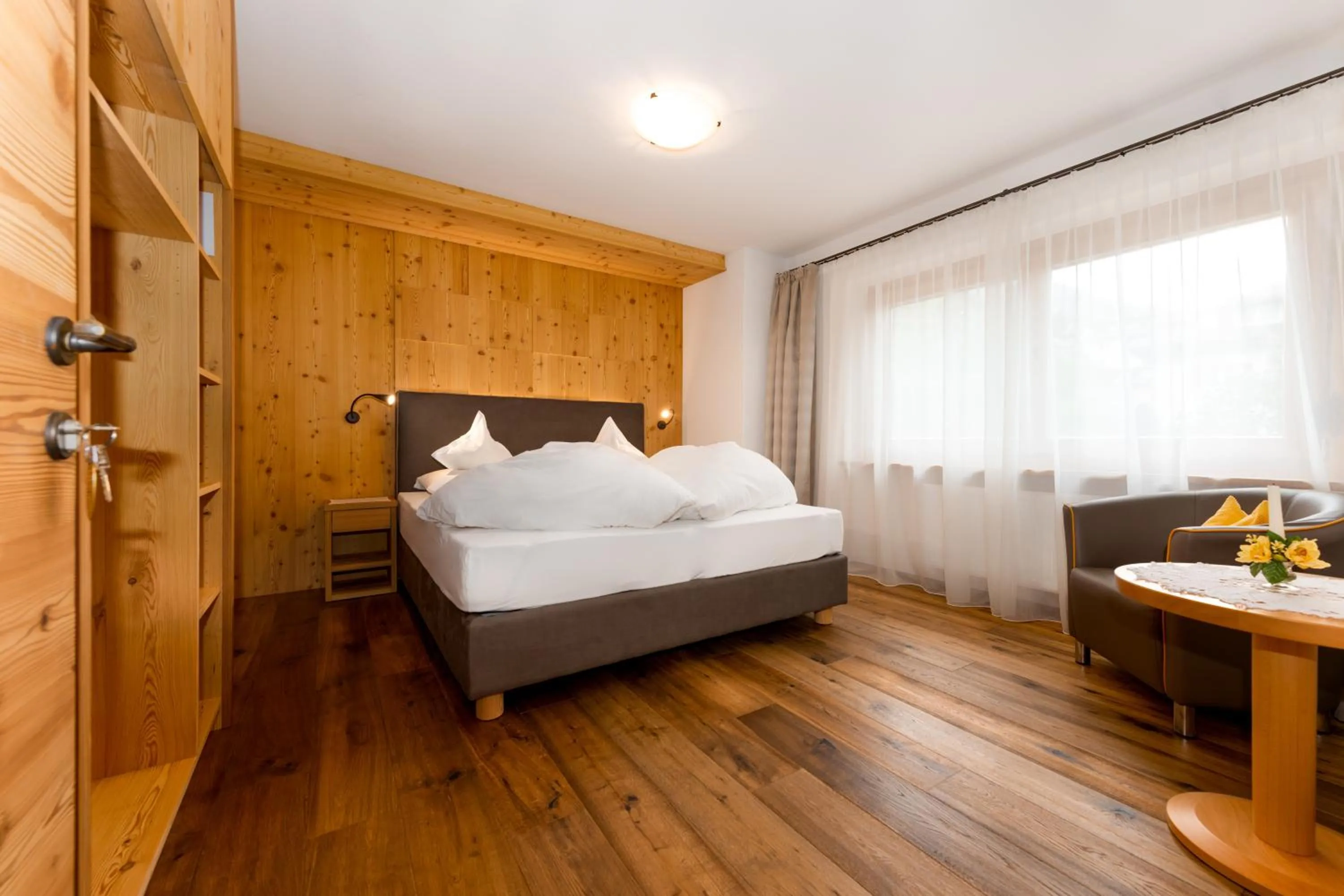 Bed in Garni Hotel Geier