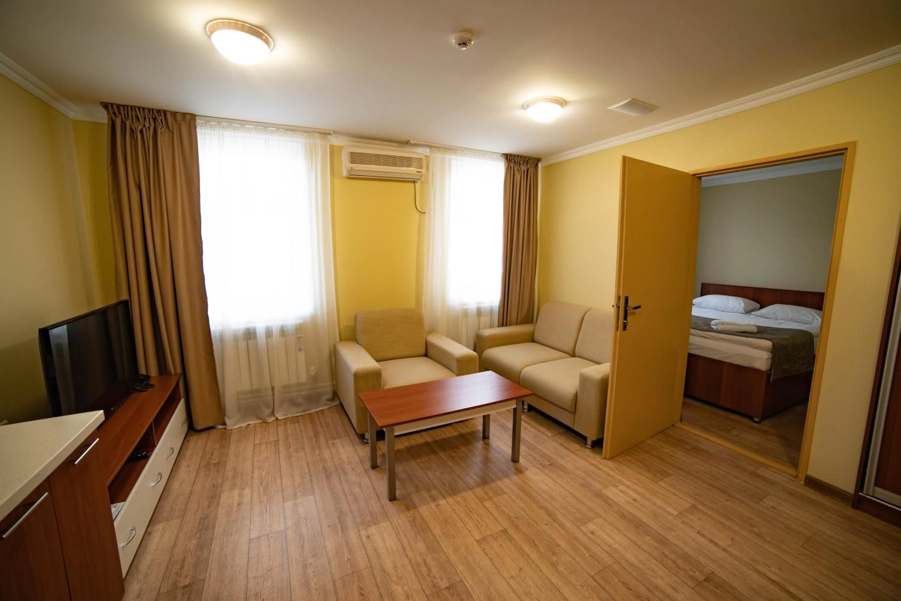 Seating area in Chagala Hotel Aksai