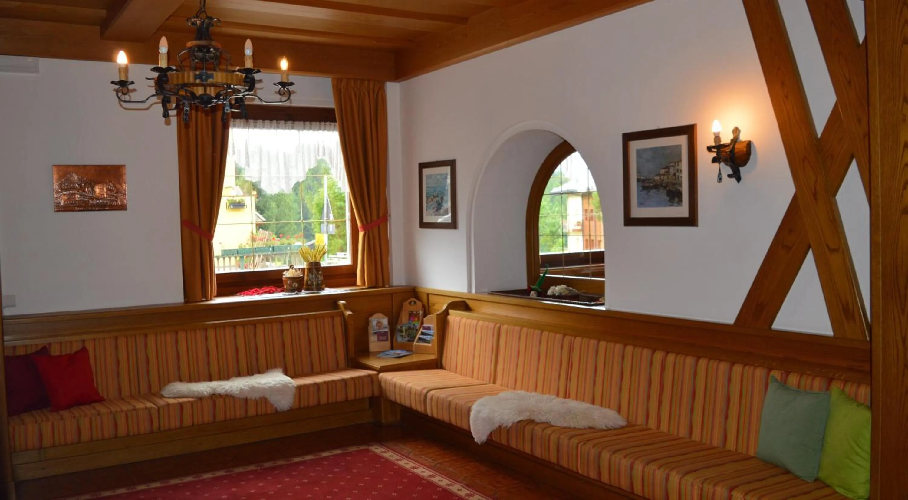 Lobby or reception in Hotel Stella Alpina