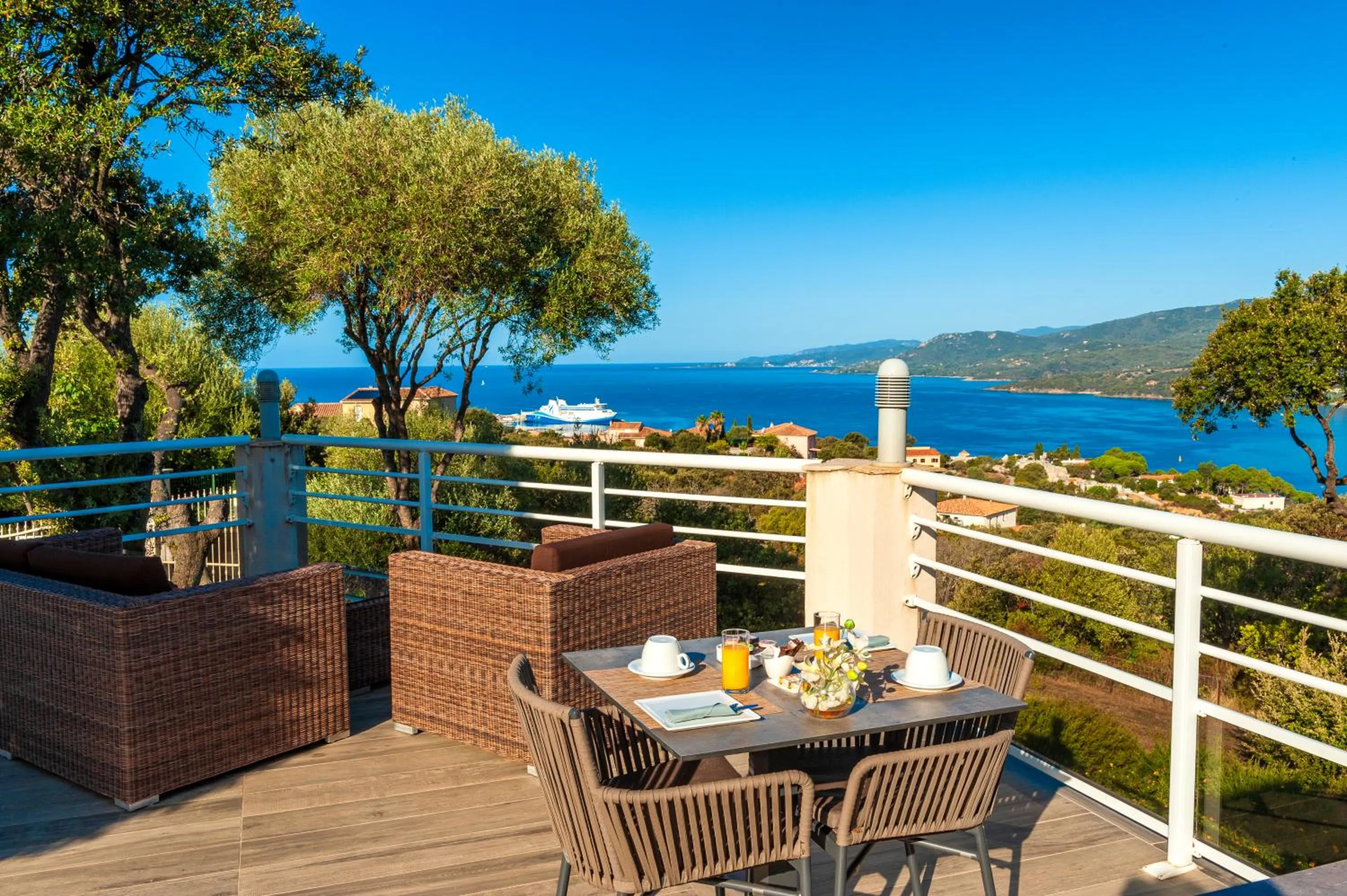 Breakfast in Résidence Aria Marina