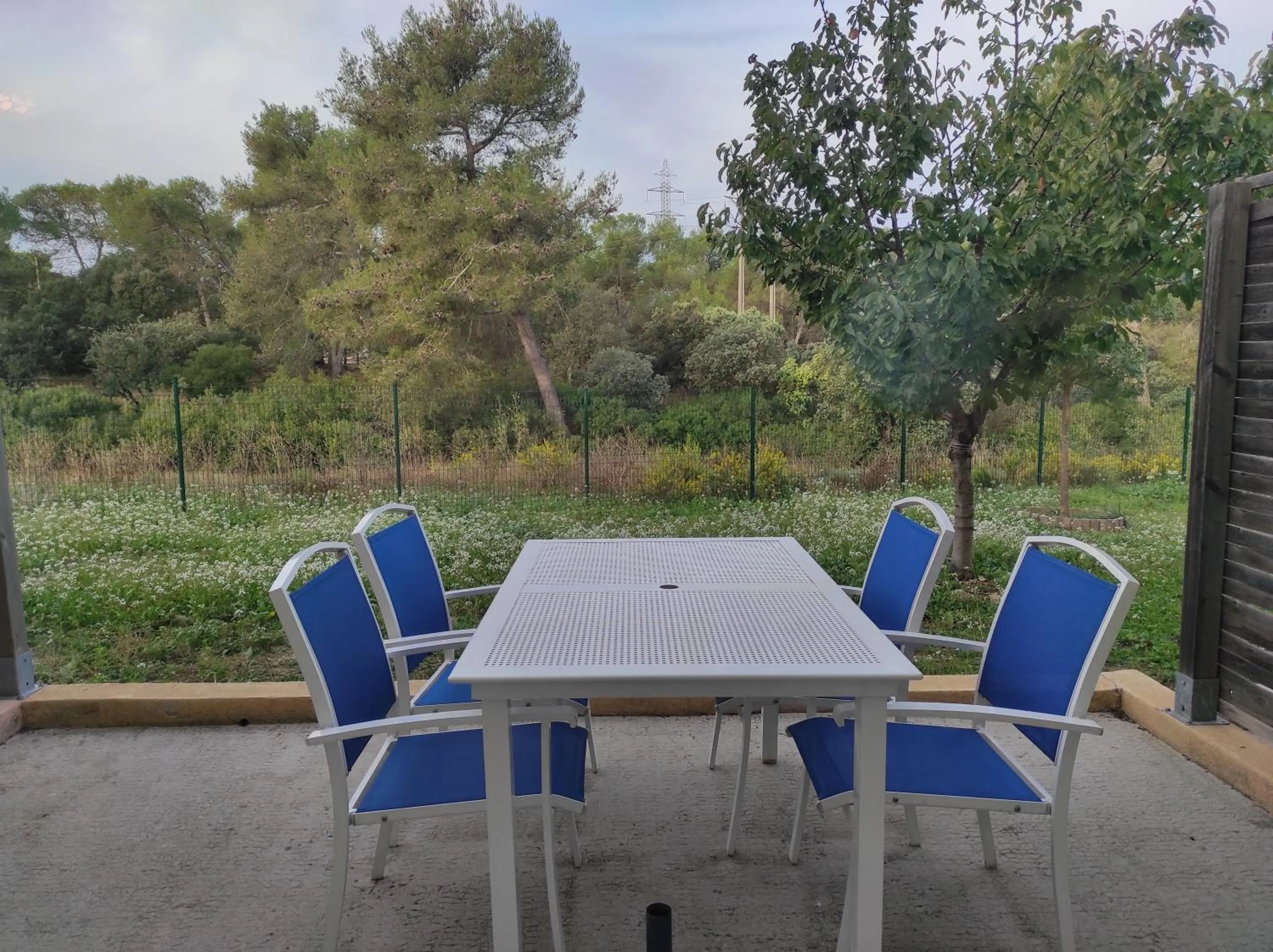 Patio in Terres de France - Résidence de la Cabre d'Or