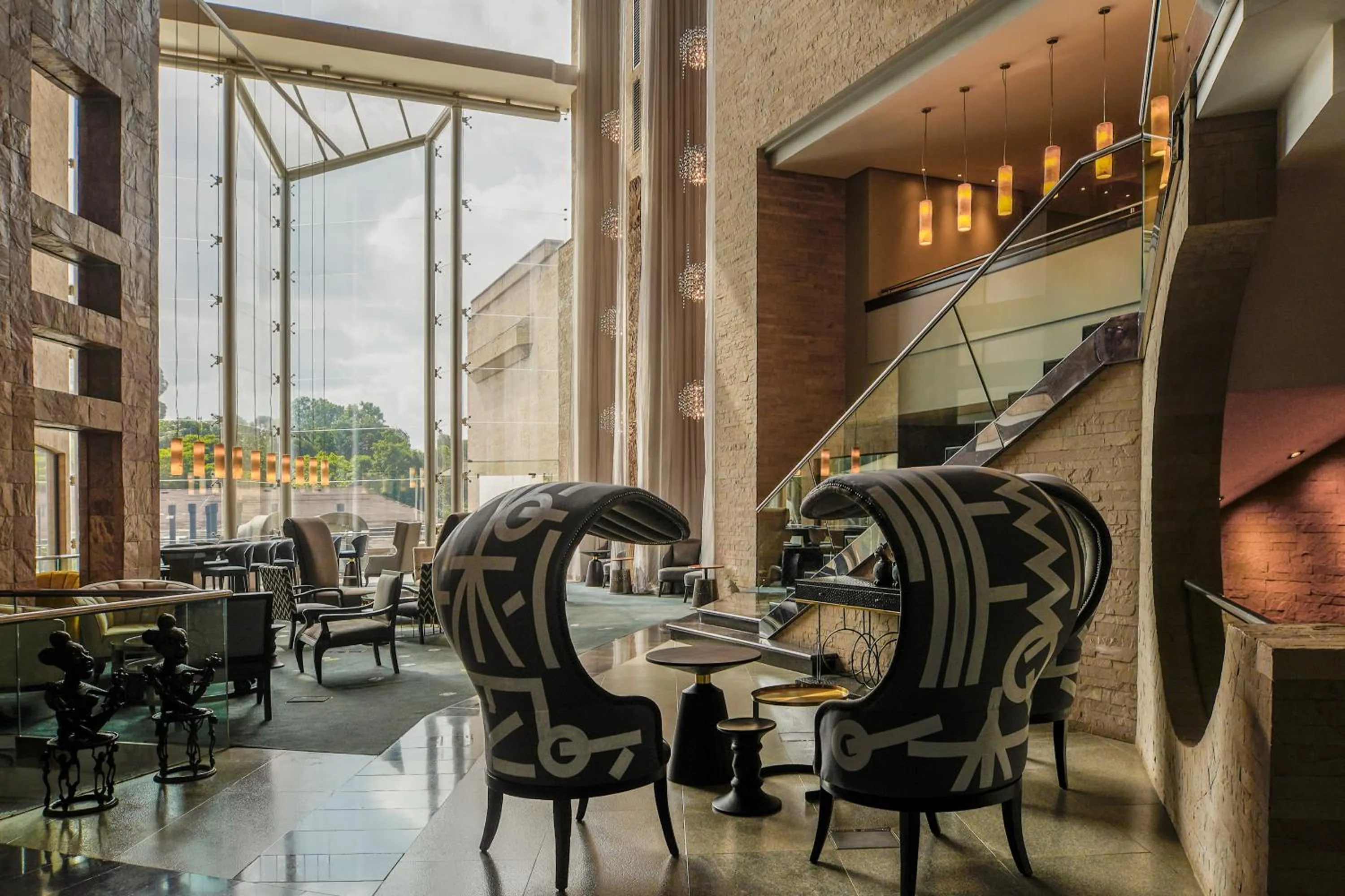 Lobby or reception in Tribe Hotel, Nairobi, a Member of Design Hotels