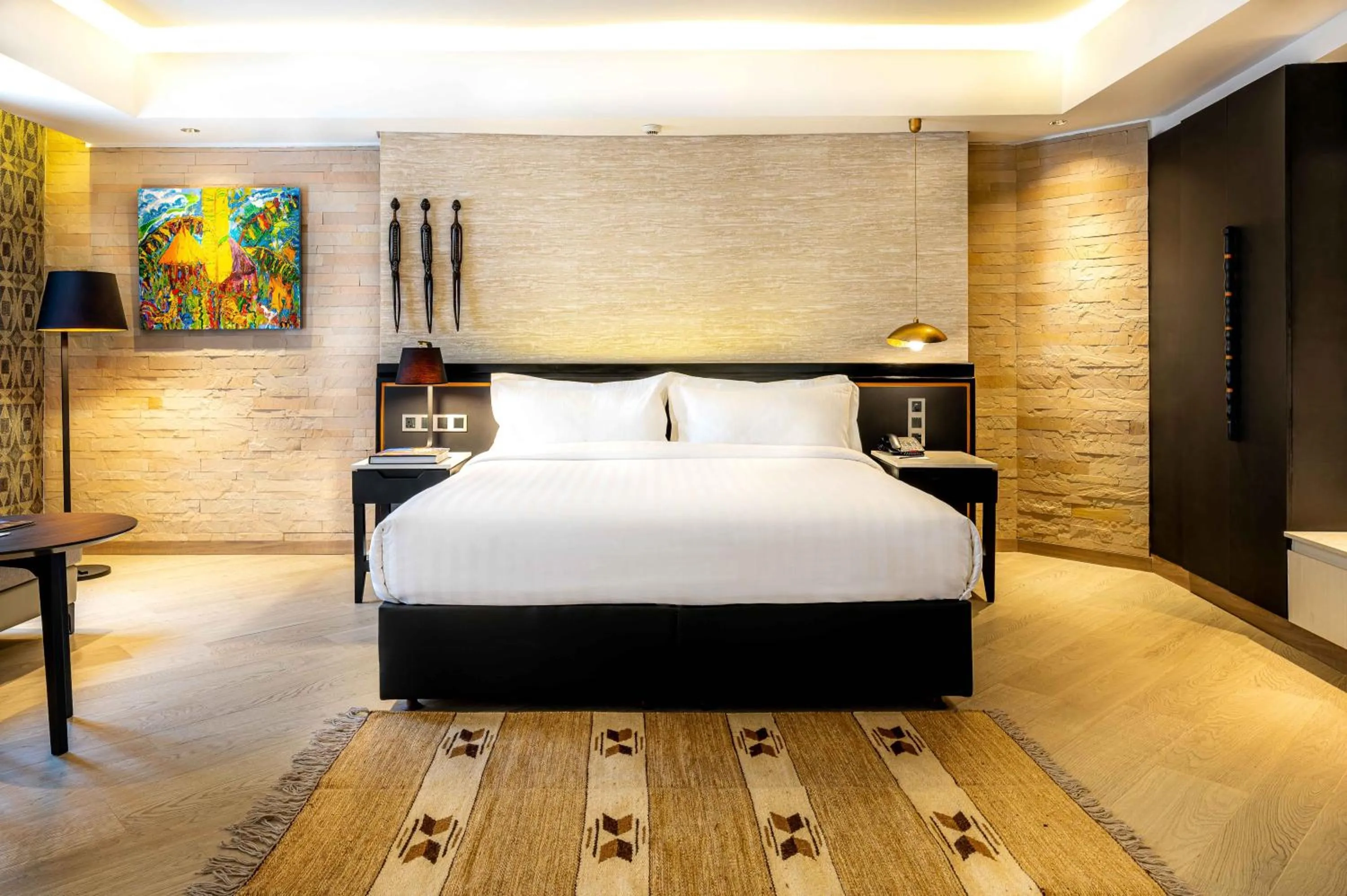 Bed in Tribe Hotel, Nairobi, a Member of Design Hotels