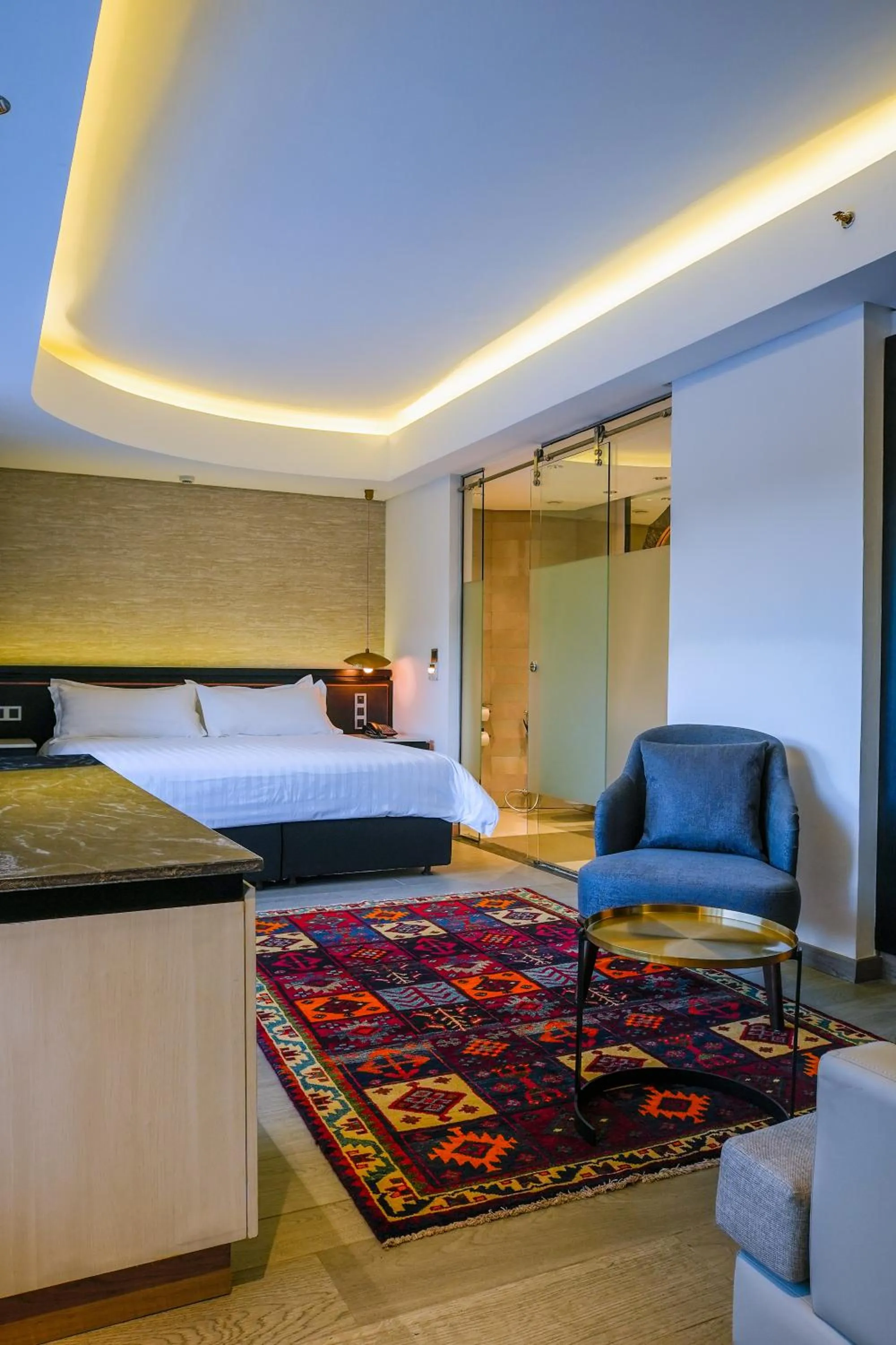 Seating area, Bed in Tribe Hotel, Nairobi, a Member of Design Hotels