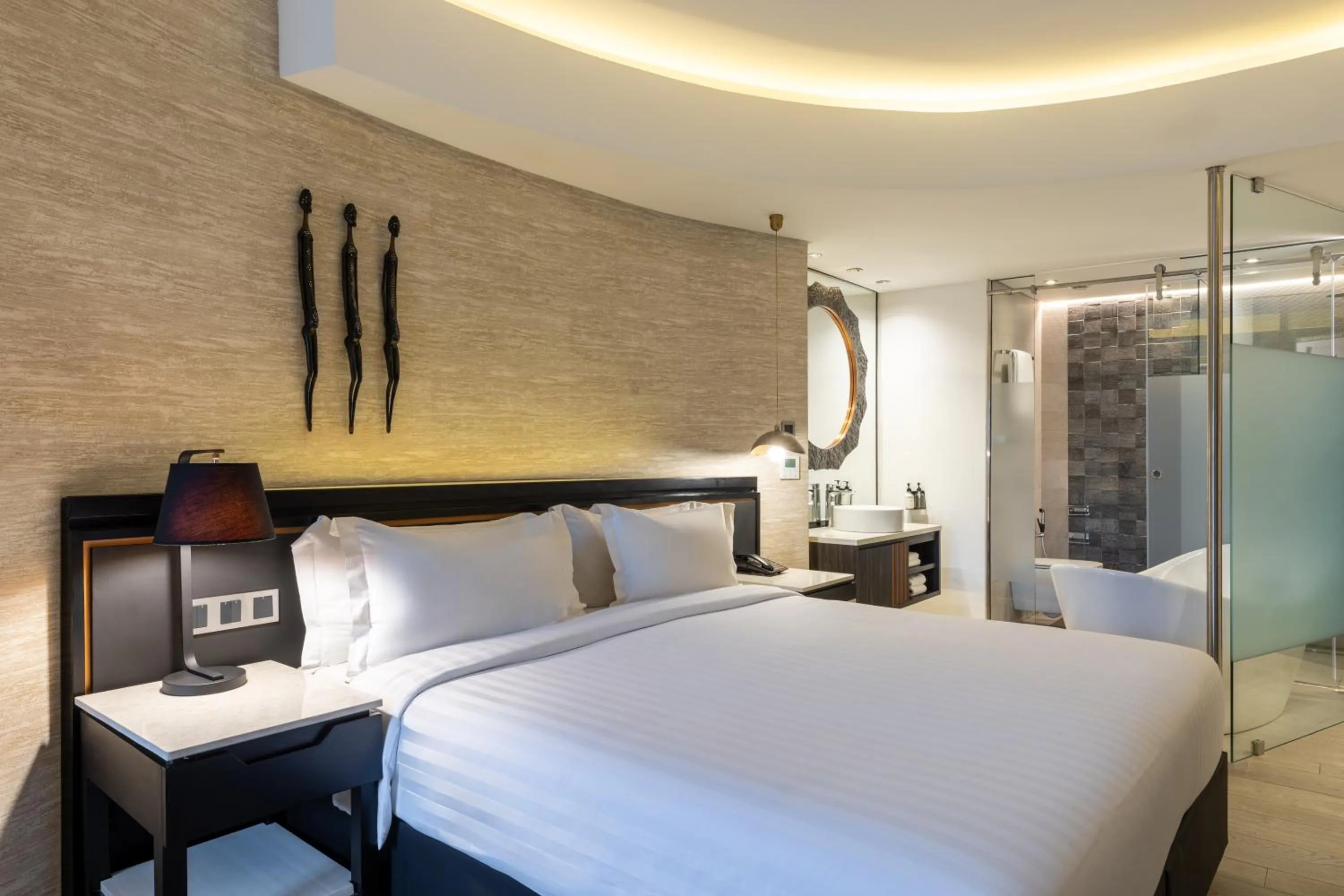 Bed in Tribe Hotel, Nairobi, a Member of Design Hotels