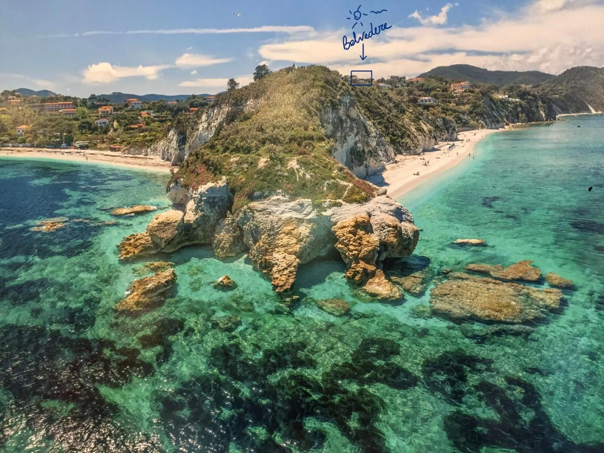 Bird's eye view in Belvedere Residenza Mediterranea