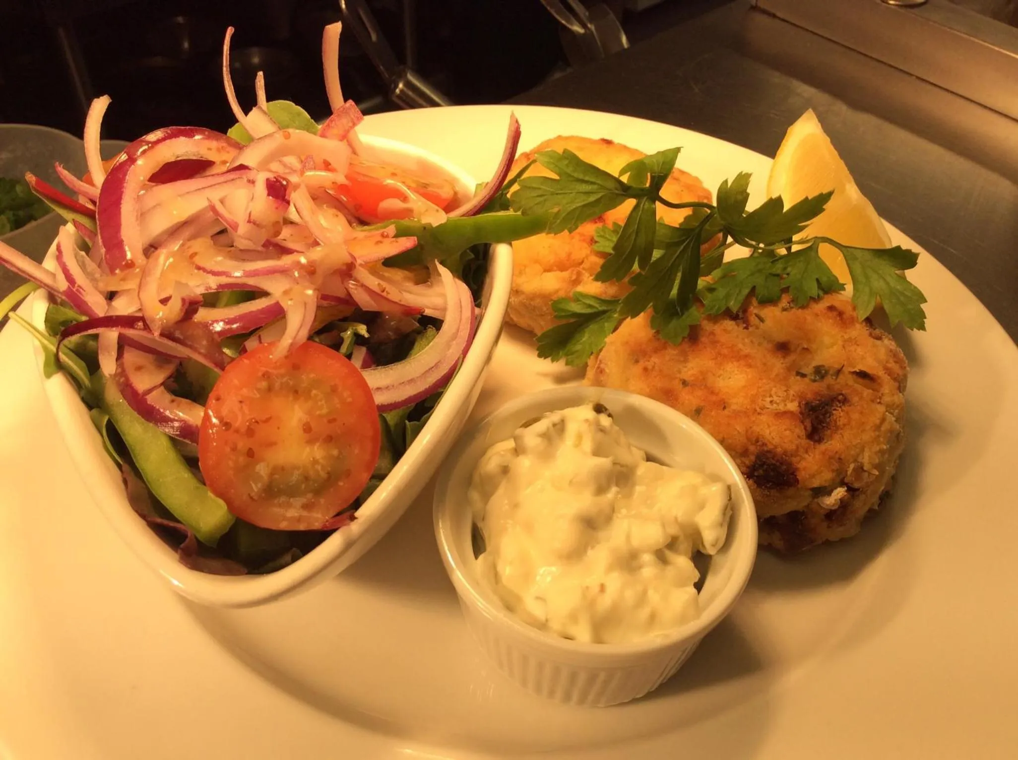 Food close-up in Three-Cranes