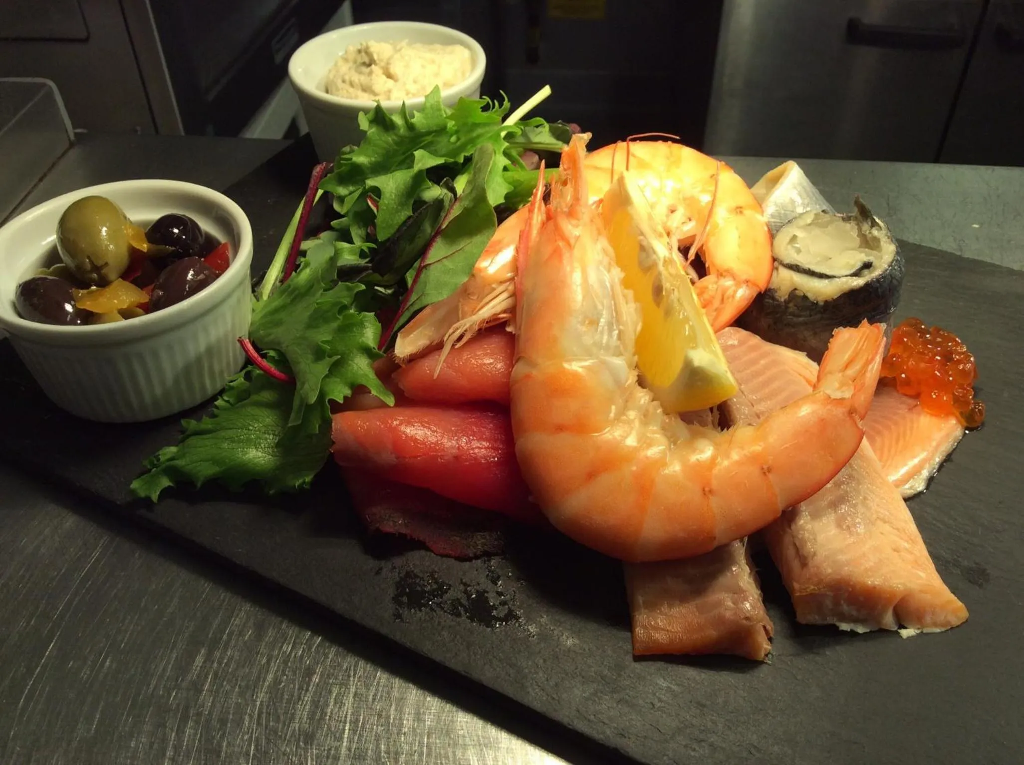 Food close-up in Three-Cranes