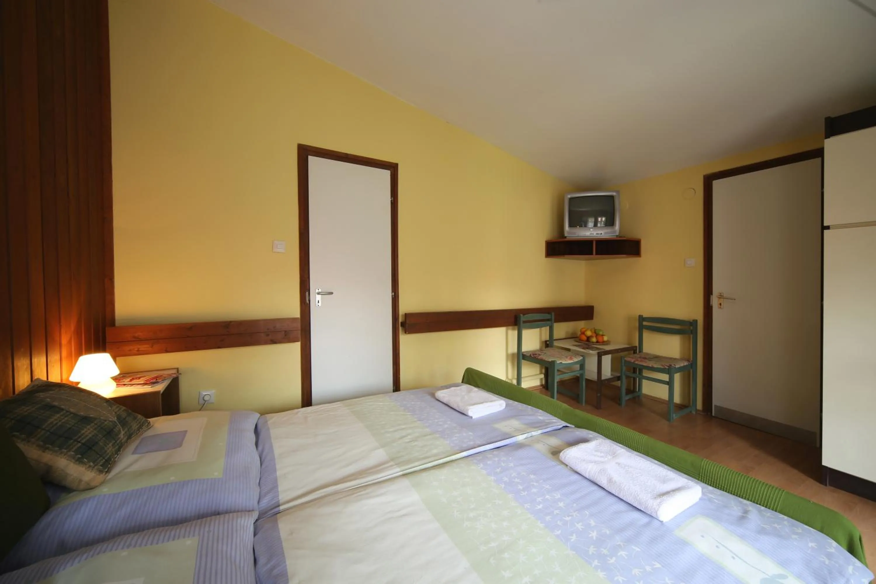 Bed in Hotel Melis