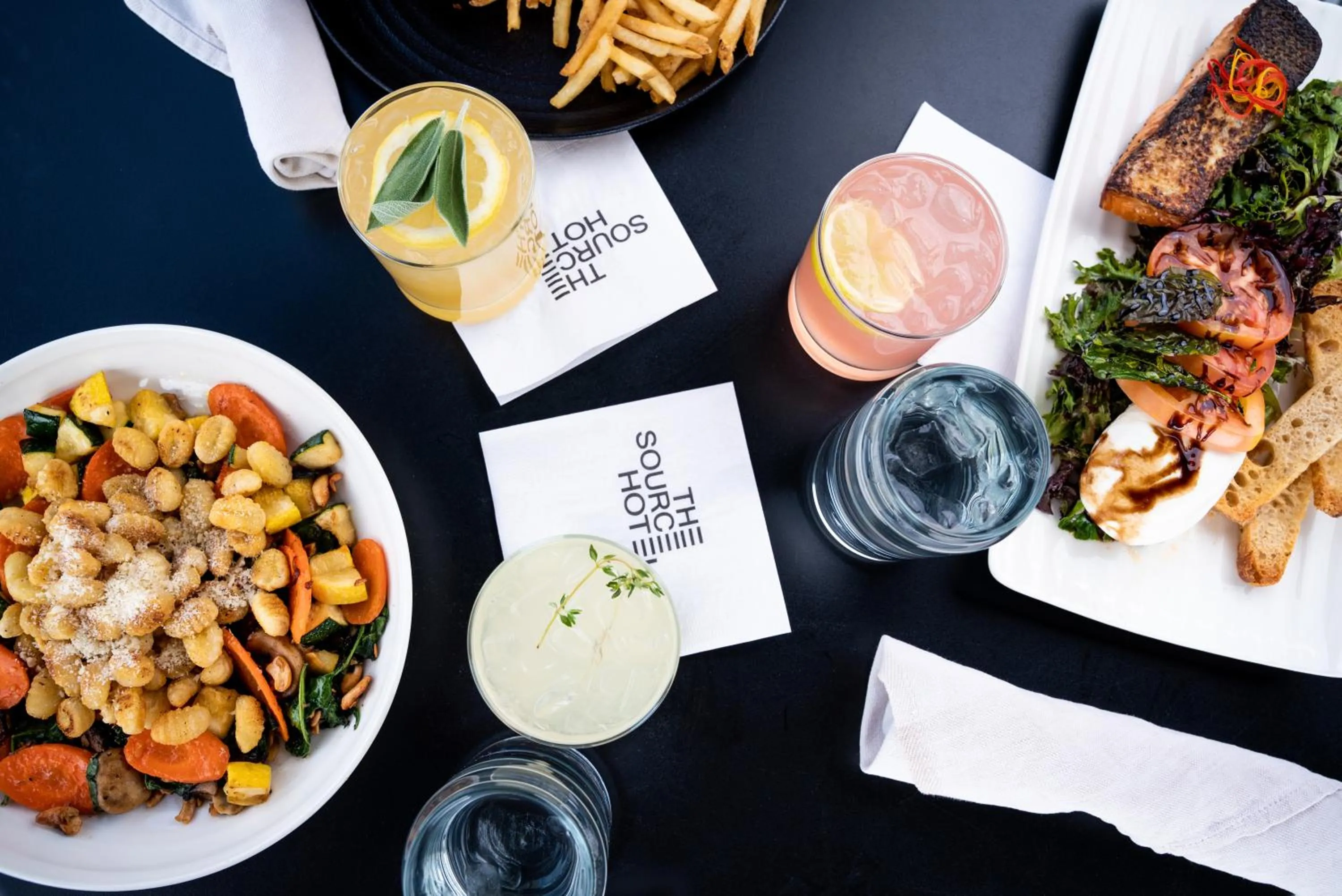 Food and drinks in The Source Hotel