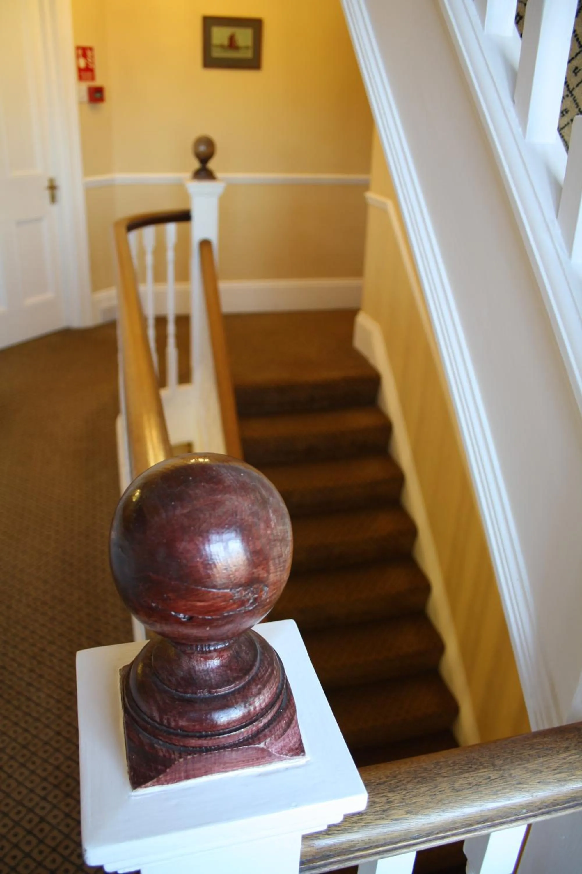 Decorative detail in Toothbrush Rooms at Lattice Lodge - Guest Kitchen & EV Recharging