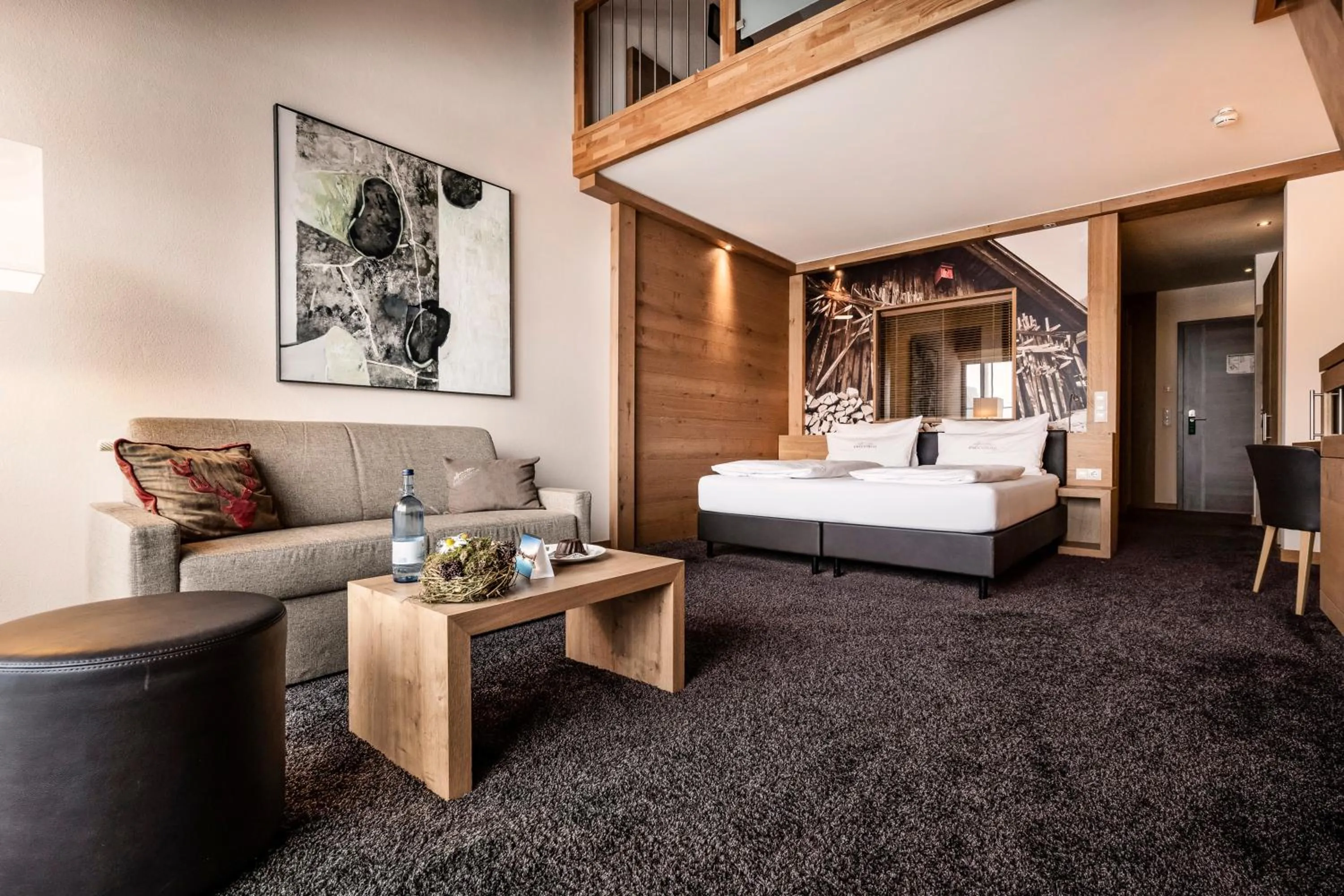 Bedroom, Bed in Panoramahotel Oberjoch