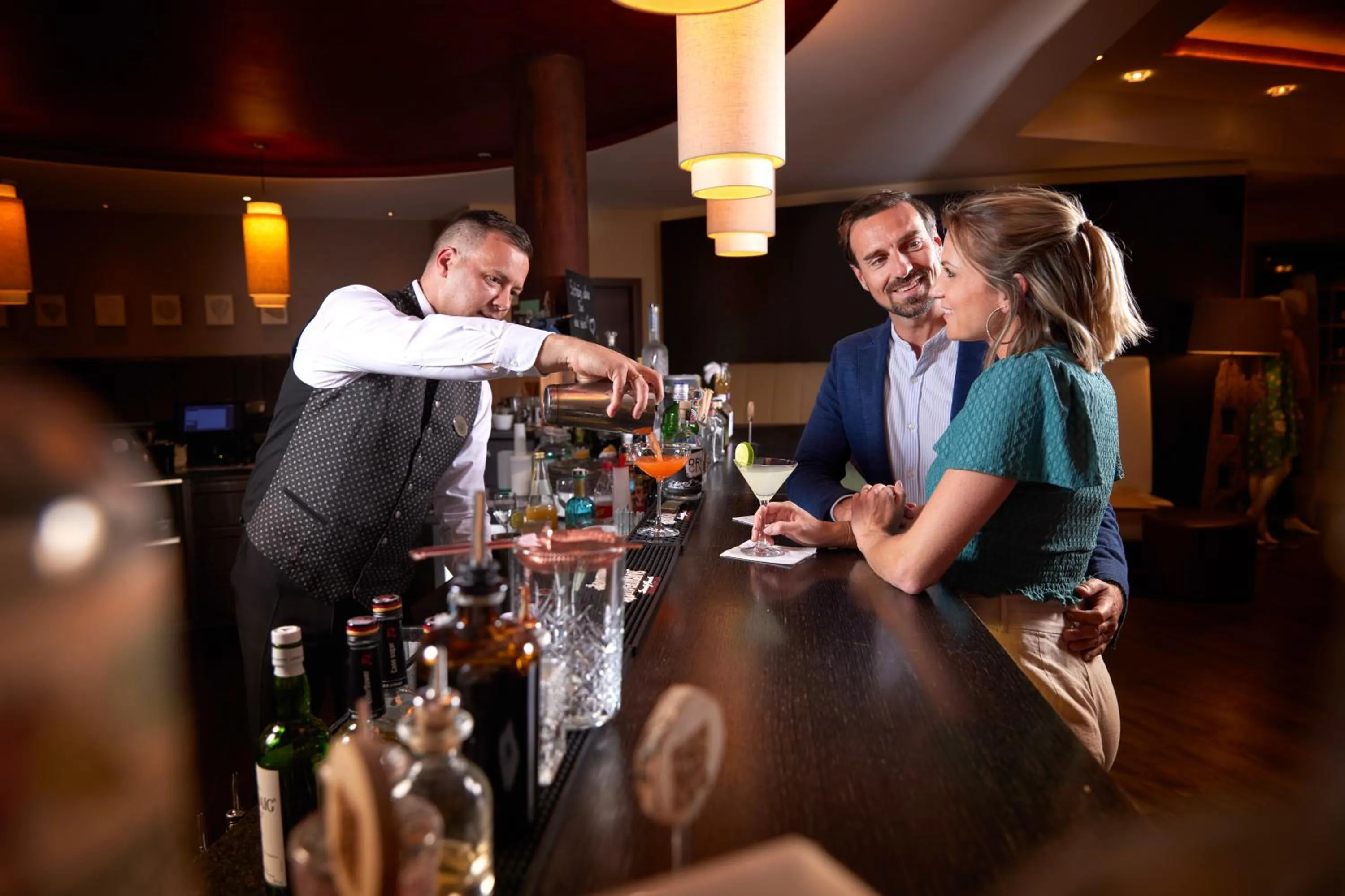 Lounge or bar in Panoramahotel Oberjoch