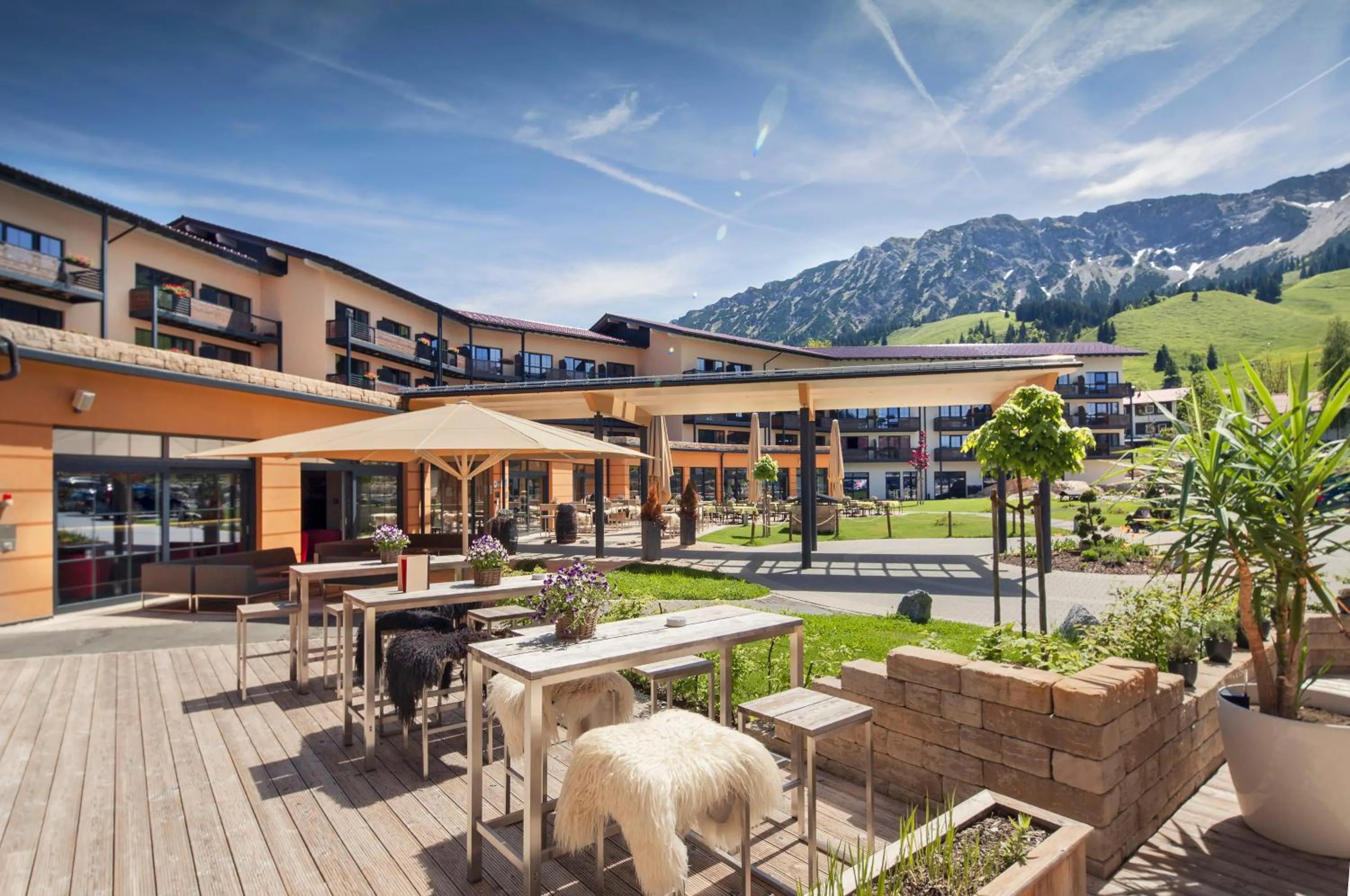 Property building in Panoramahotel Oberjoch