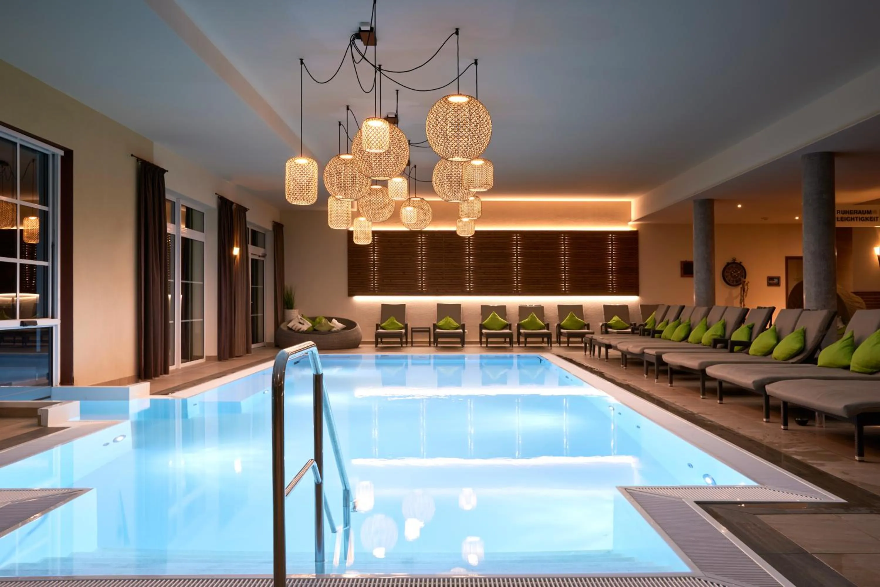 Swimming pool in Panoramahotel Oberjoch