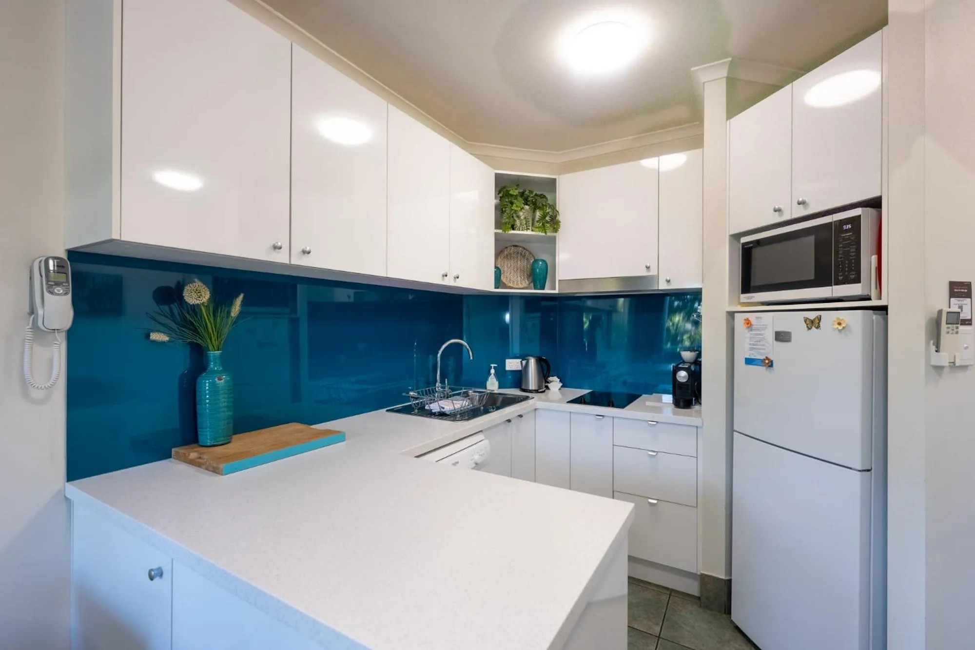 Kitchen or kitchenette in Noosa River Sandy Shores
