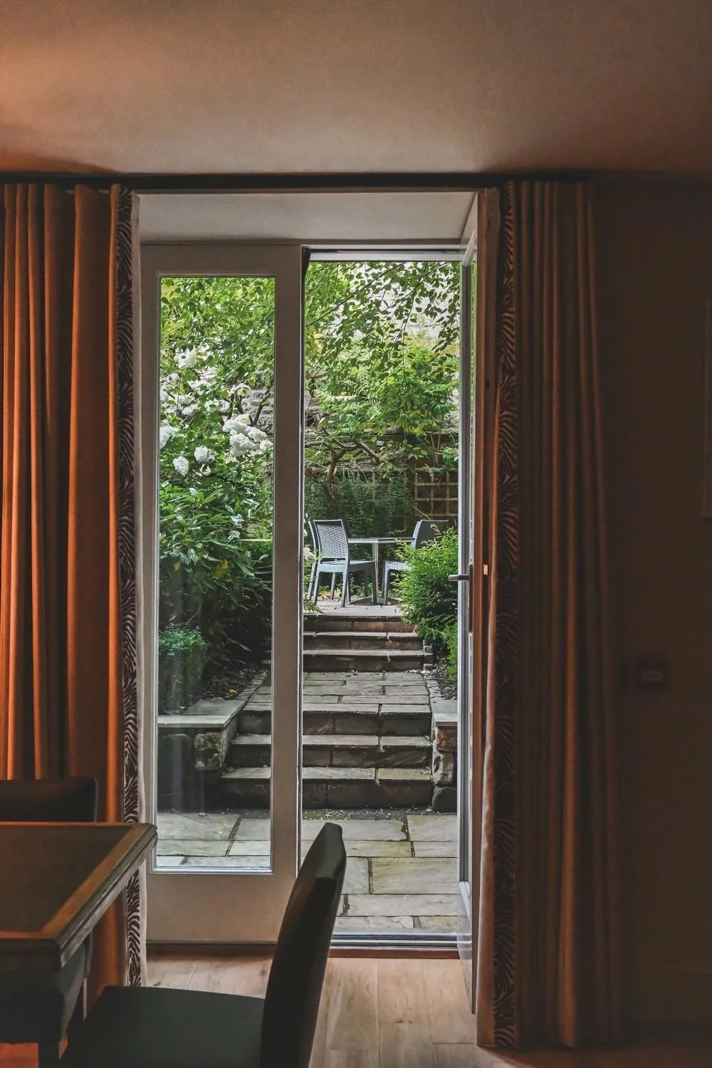 Patio in The Rutland Hotel & Apartments