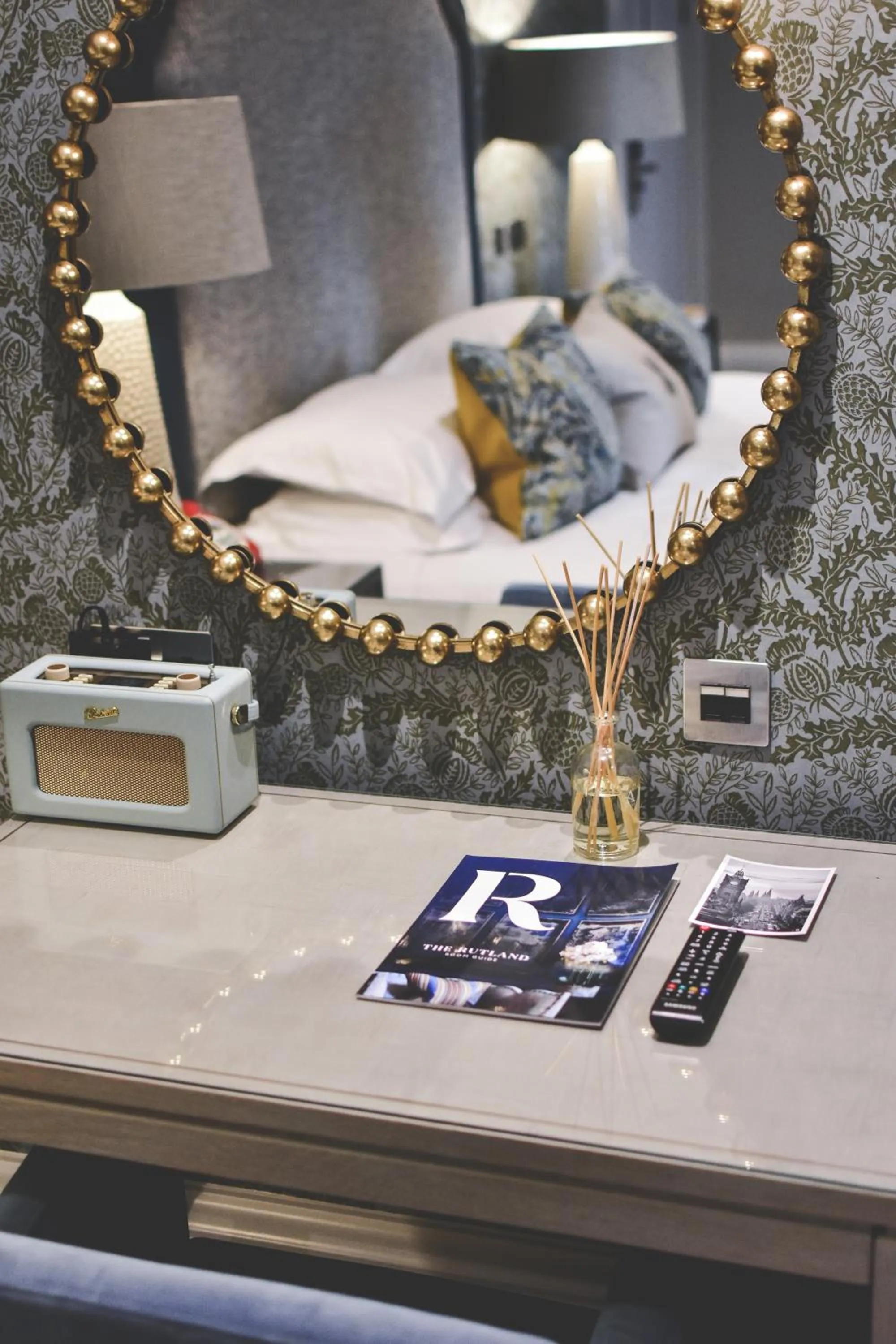 hair dresser, Bed in The Rutland Hotel & Apartments