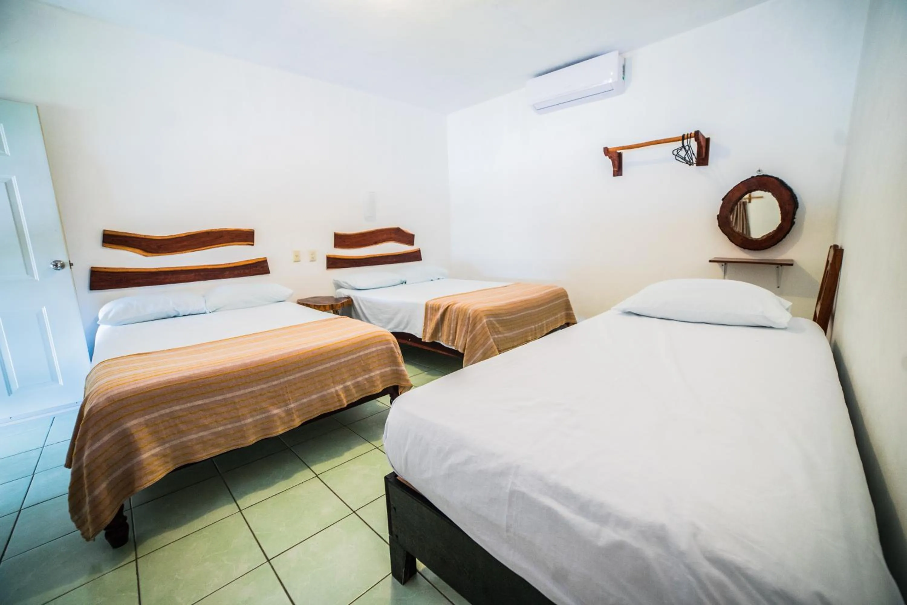 Bed in Hotel el Manglar