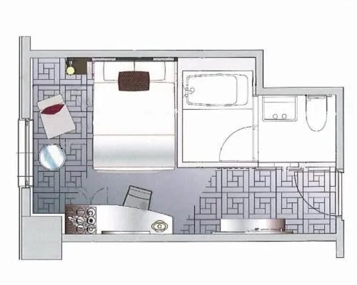 Floor plan in Hotel Bestland
