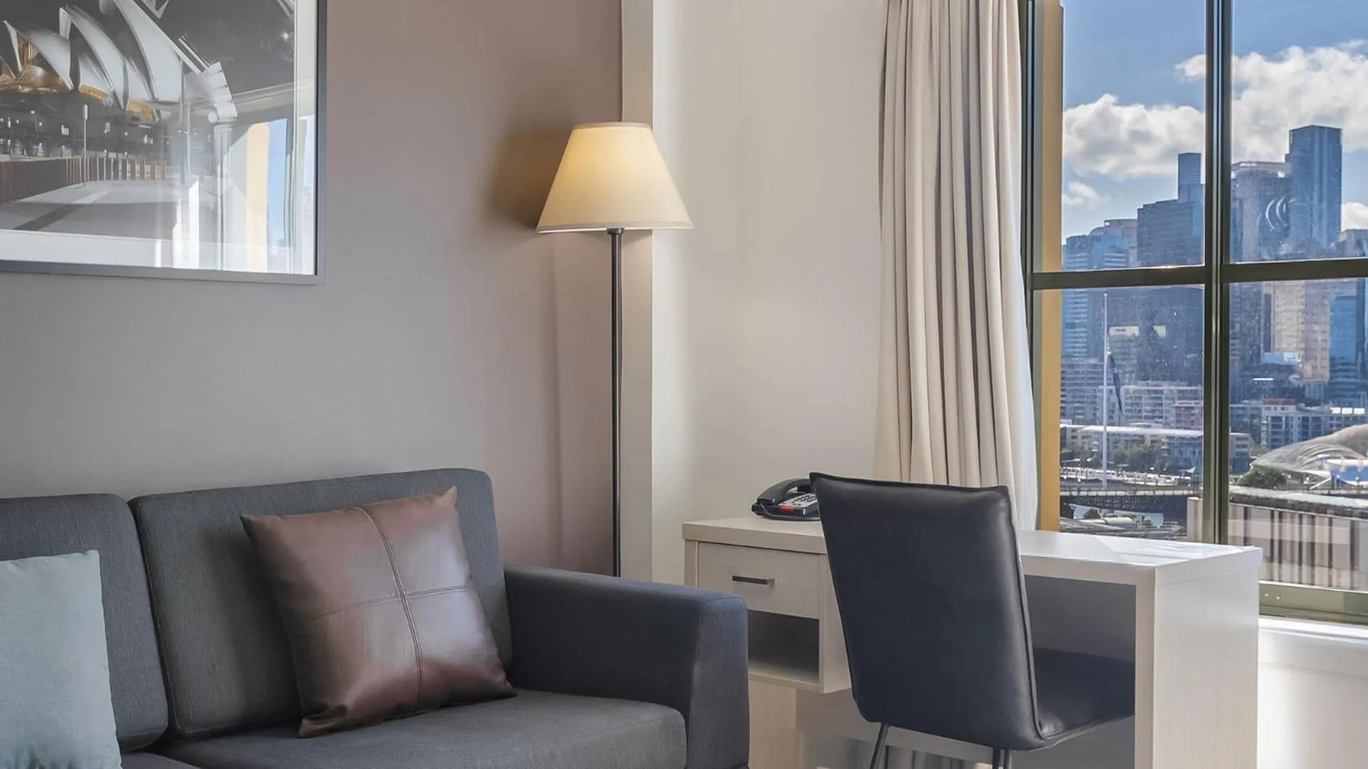 Seating area in Oaks Sydney Goldsbrough Suites