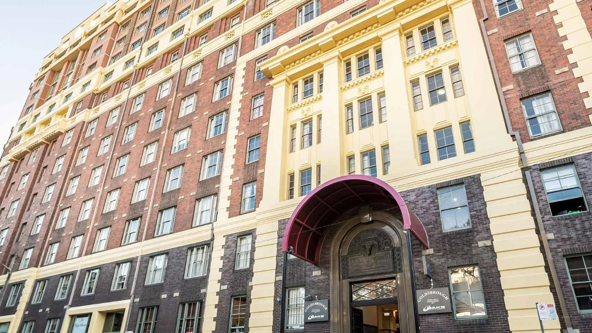 Property building in Oaks Sydney Goldsbrough Suites